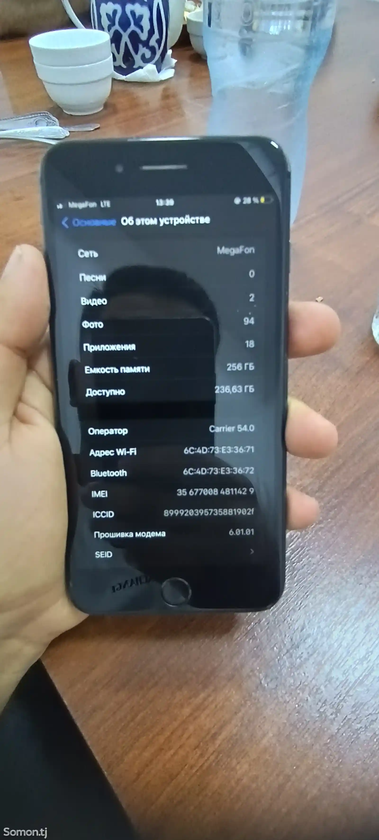 Apple iPhone 8 plus, 256 gb, Space Grey-6