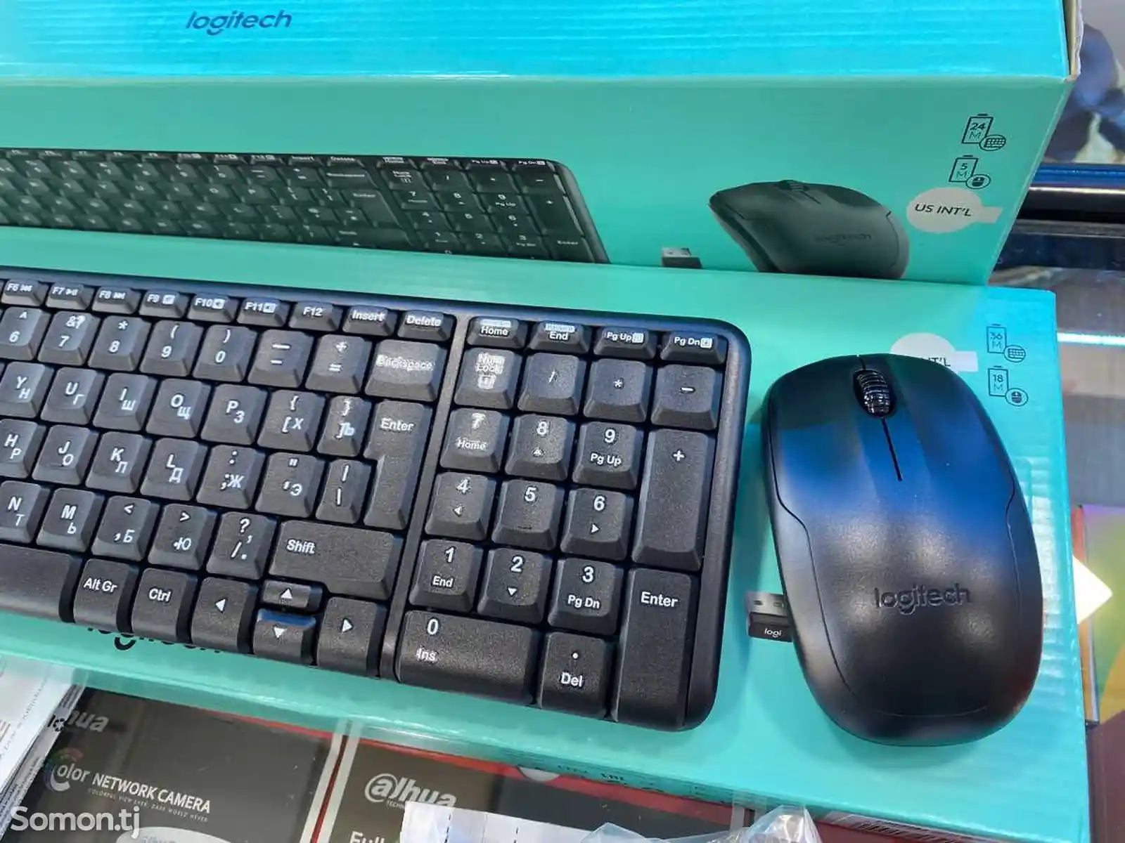 Беспроводная клавиатура с мышкой Logitech MK220-3