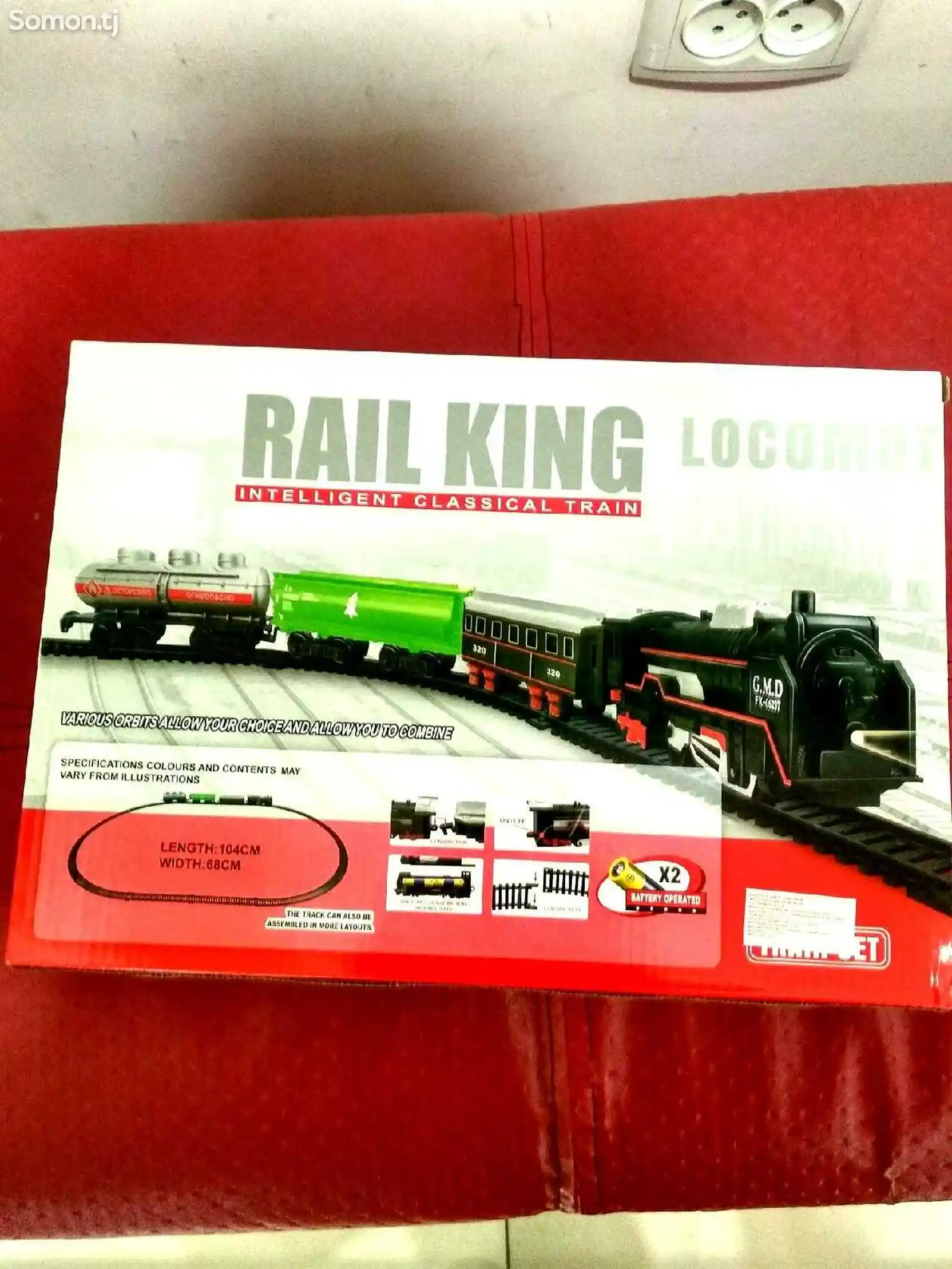 Поезд игрушечний rail king-1