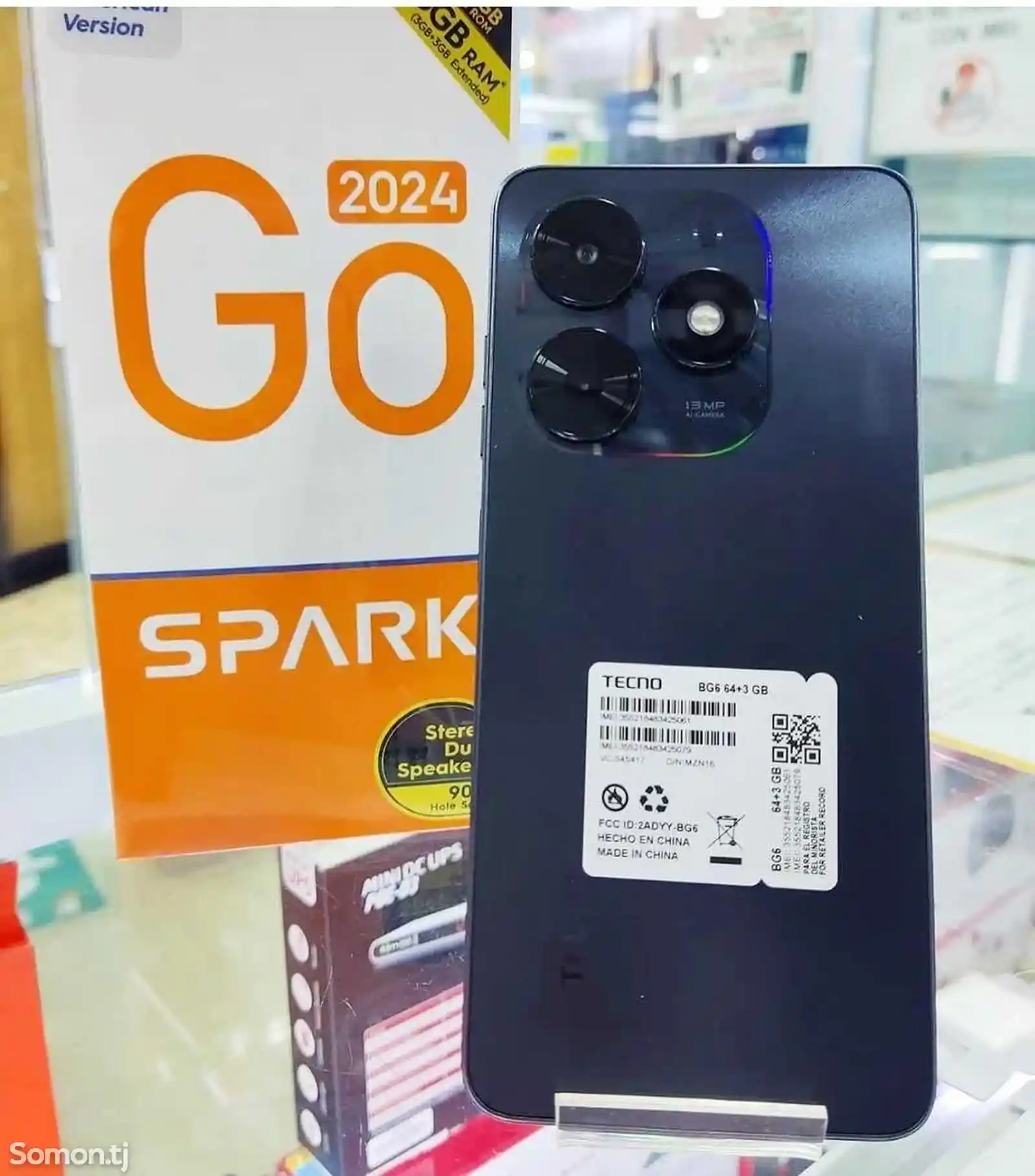 Tecno Spark Go 2024 4+4/64Gb black-3
