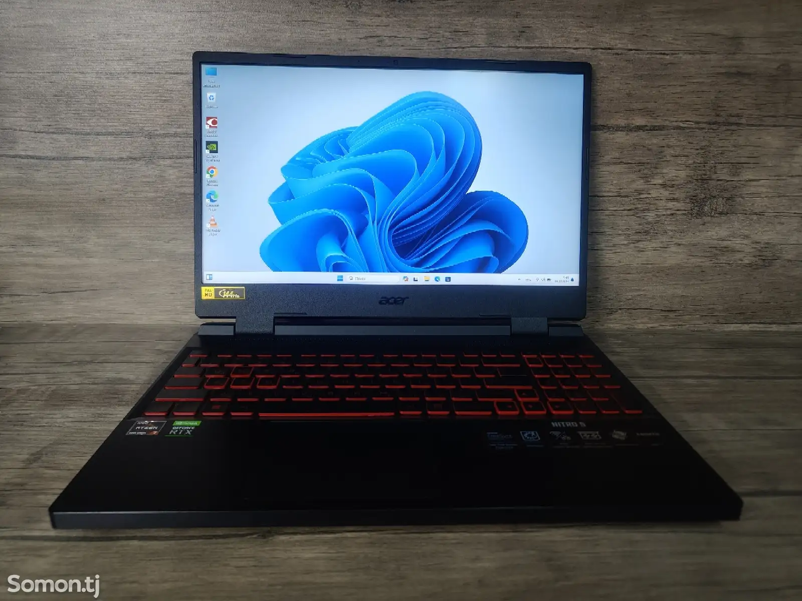 Ноутбук Acer nitro 5 ryzen 7-6800H DDR5/16Gb RTX3050Ti-1