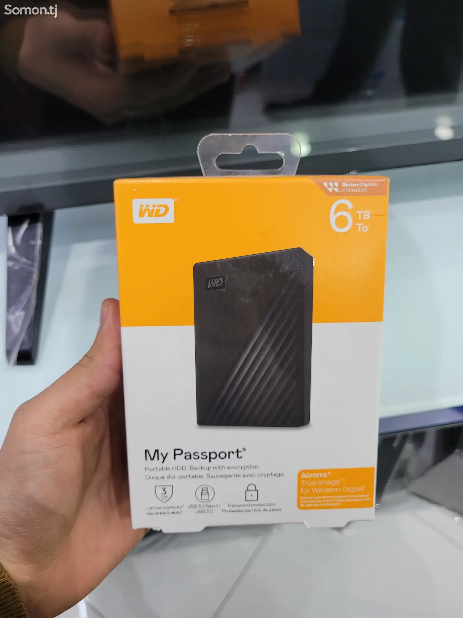 Внешний жёсткий диск 6TB WD My Passport