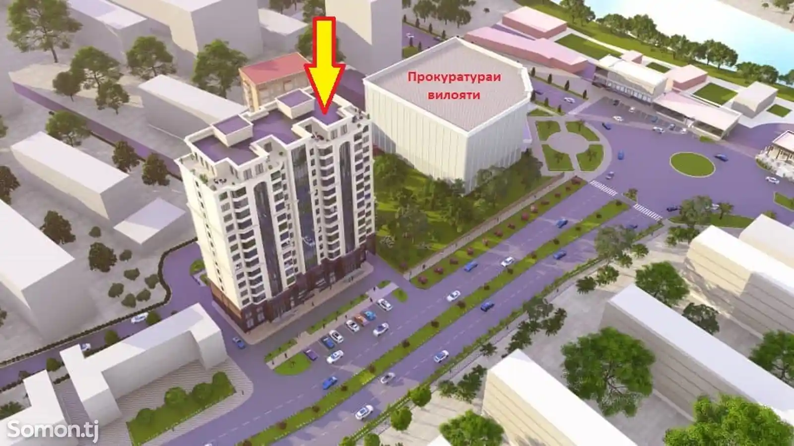 2-комн. квартира, 6 этаж, 75 м², 34 мкр-1