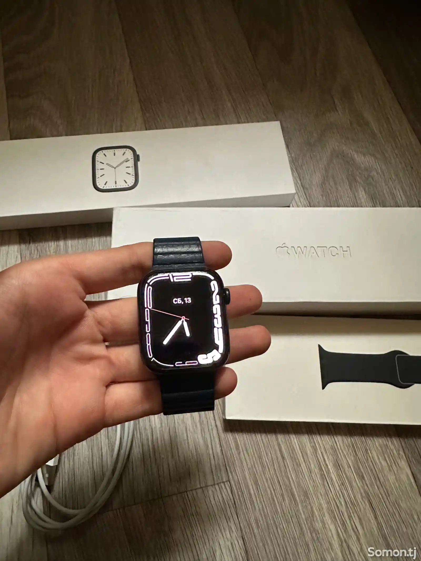 Смарт часы Apple Watch Series 7 GPS Midnight Aluminium 45MM-5