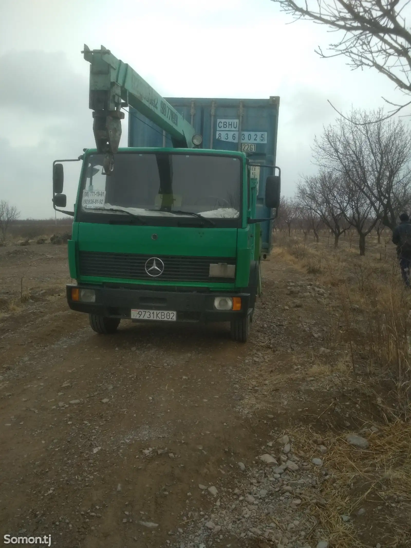 Кран Mercedes-Benz 814-1