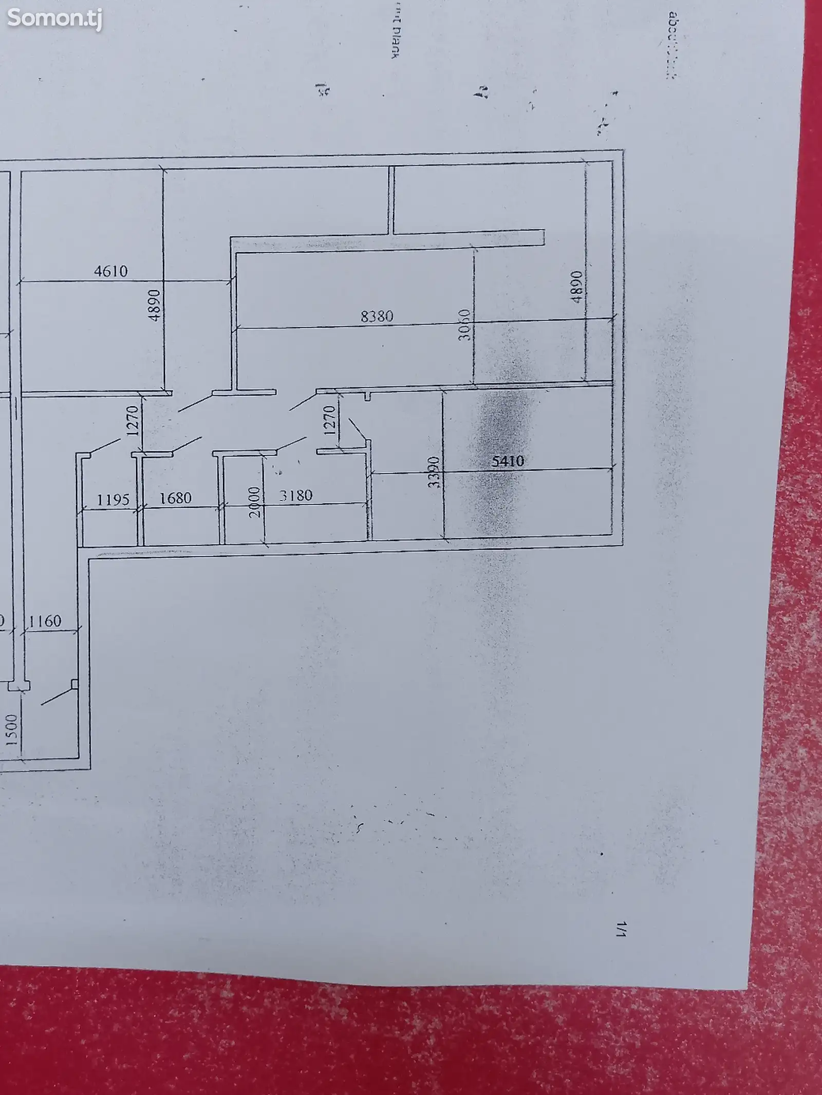 3-комн. квартира, 4 этаж, 210 м², Шохмансур-1