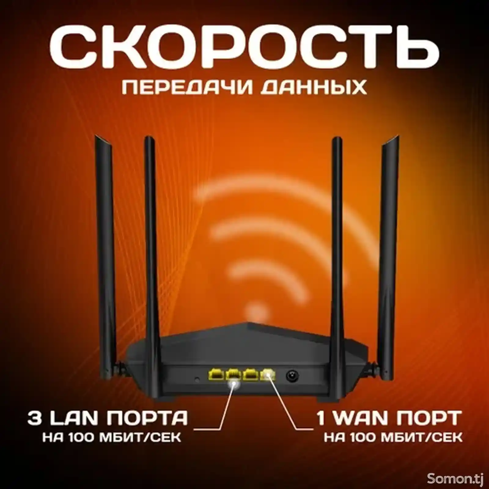 Роутер Tenda AC6 AC1200-6