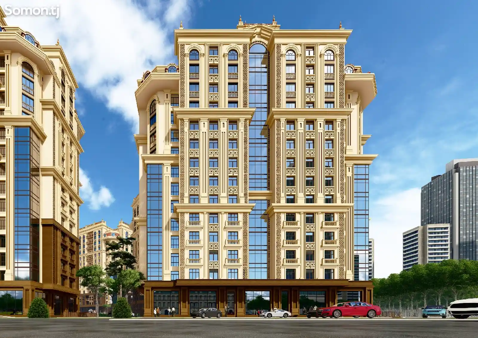 3-комн. квартира, 7 этаж, 92 м², Сино-1