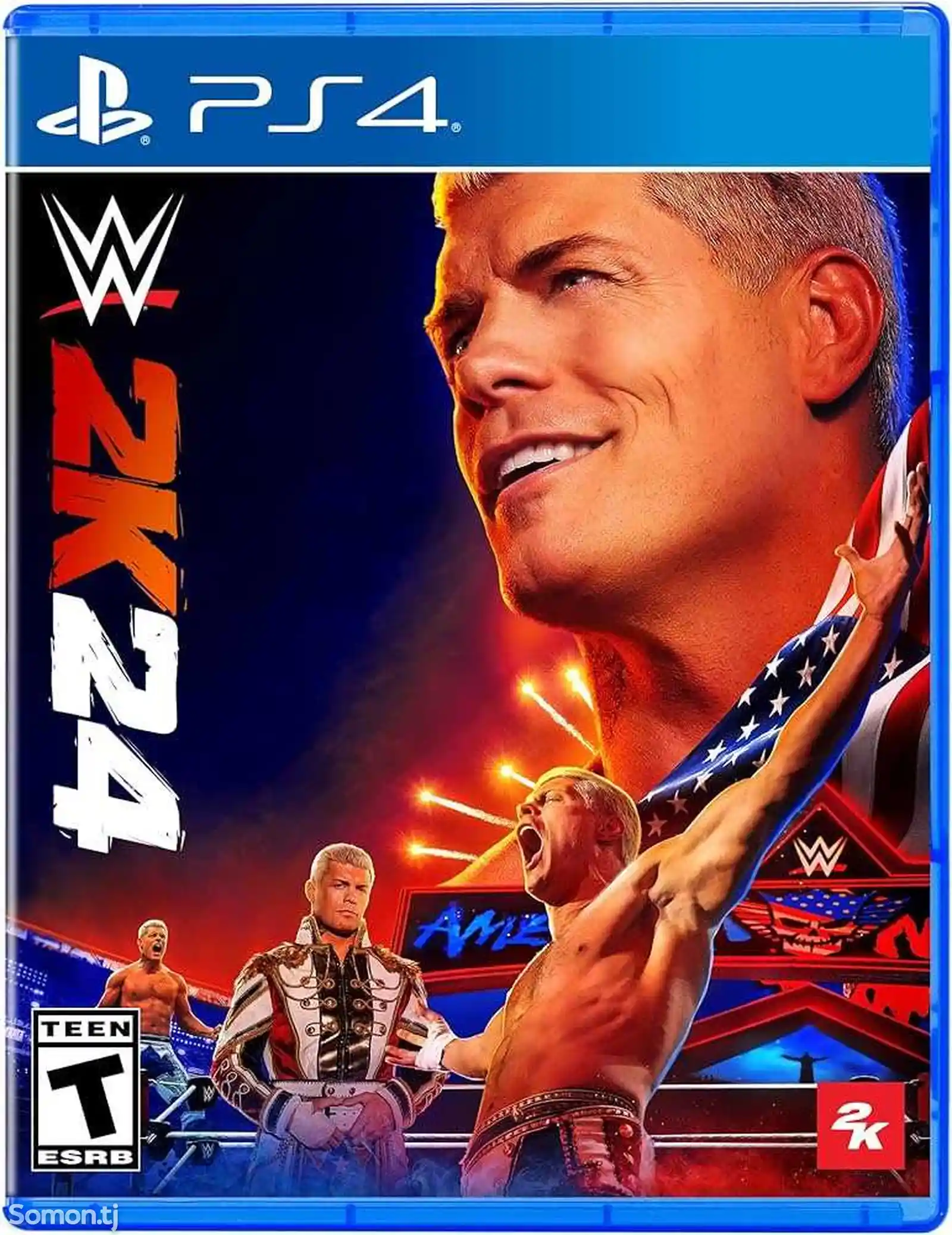 Игра WWE 2K24 Forty Years of Wrestlemania Edition для Sony PS4-2