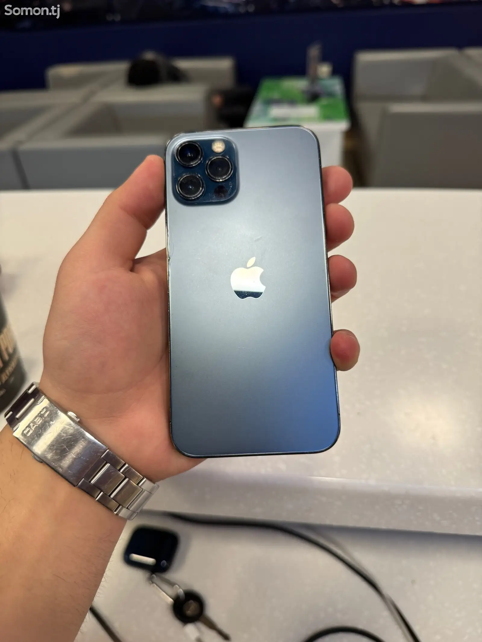 Apple iPhone 12 pro, 256 gb, Pacific Blue-1