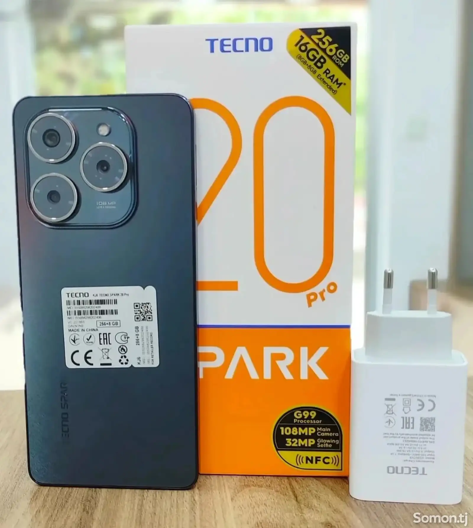 Tecno 20pro 8/256Gb black-1