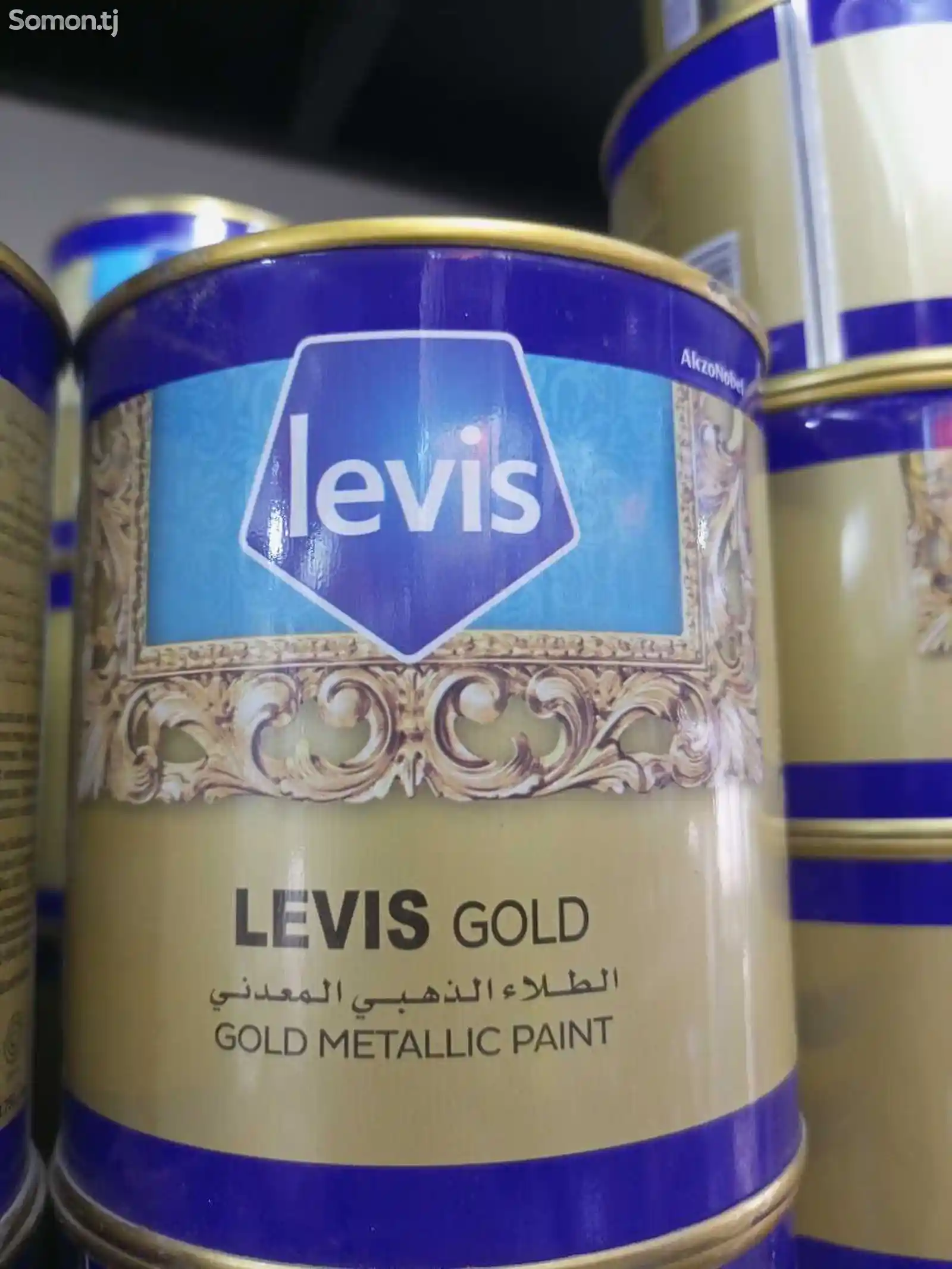 Золотистая краска Levis-1