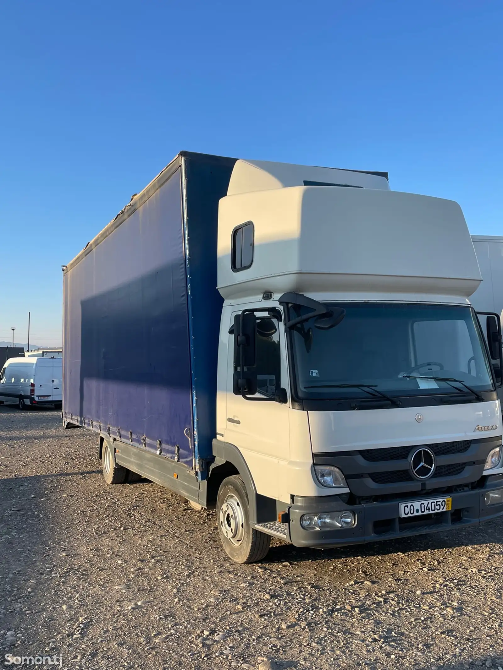 Бортовой грузовик Mercedes Benz atego 818, 2008-3