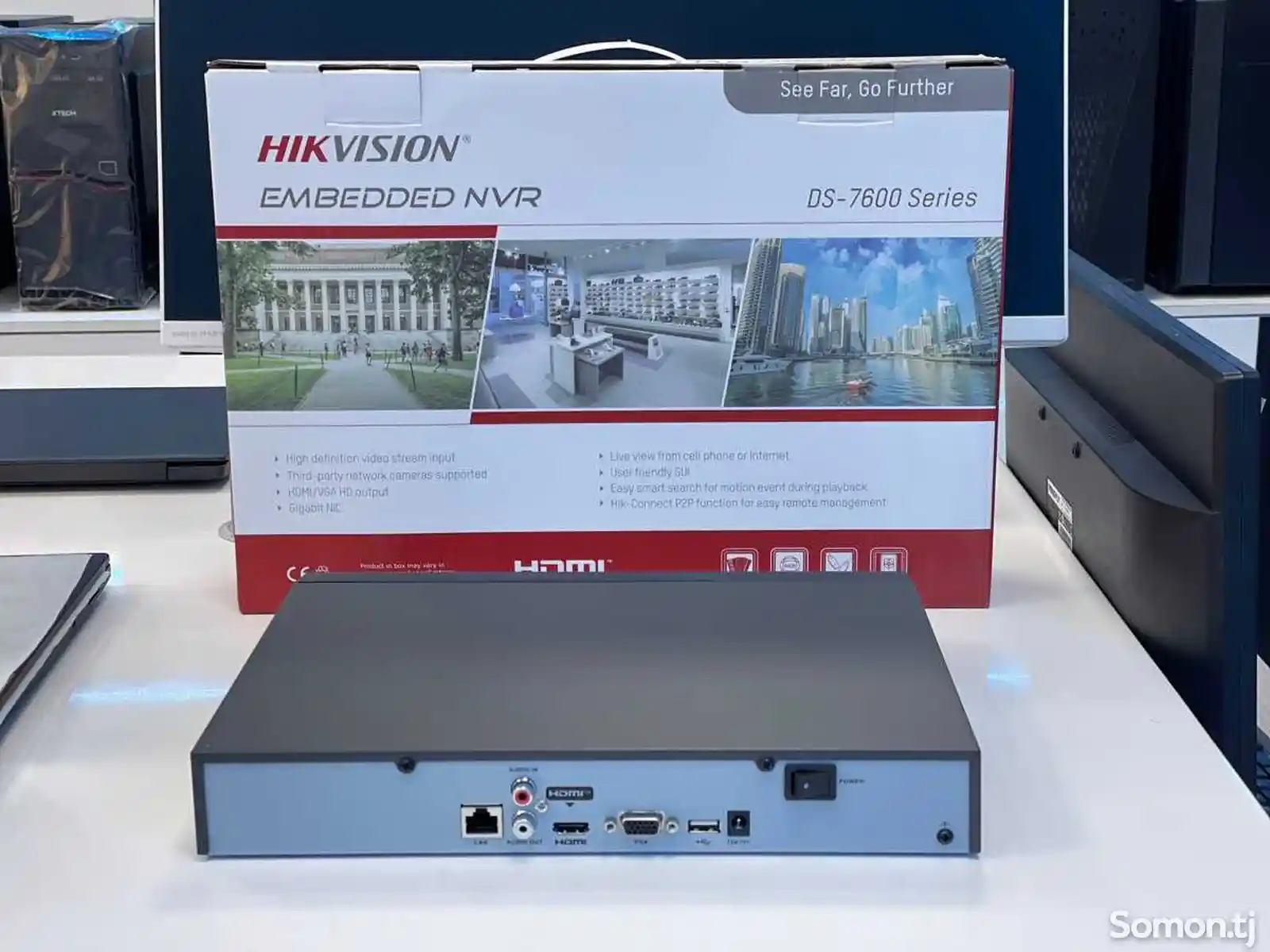 База видеорегистратор NVR Hikvision 16 порт DS-7616NI-K1-2