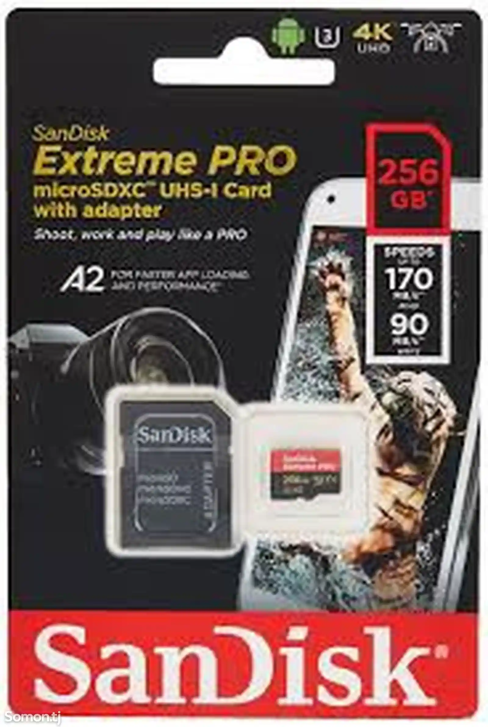 Накопитель Sandisk Extreme Pro 256 Gb