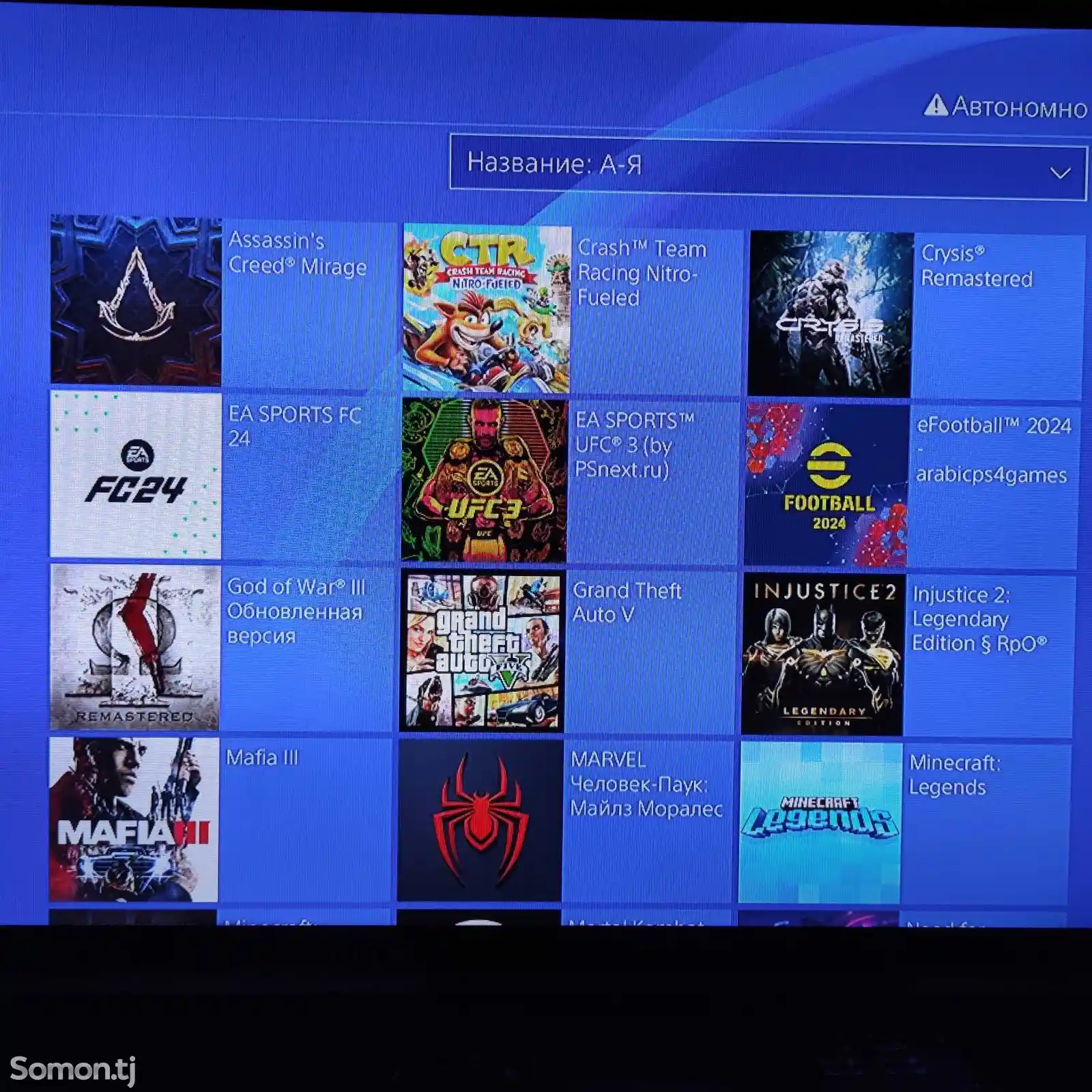 Игровая Приставка Sony PlayStation 4 Slim 6.72 на прокат-5