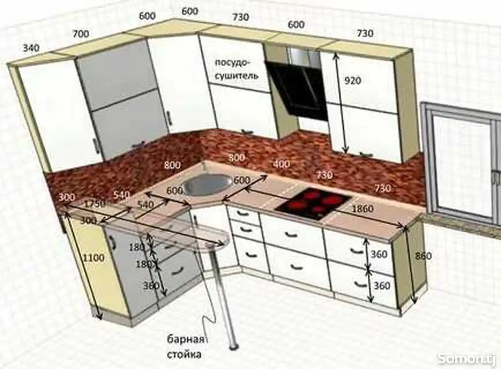 Мебель для кухни на заказ-3