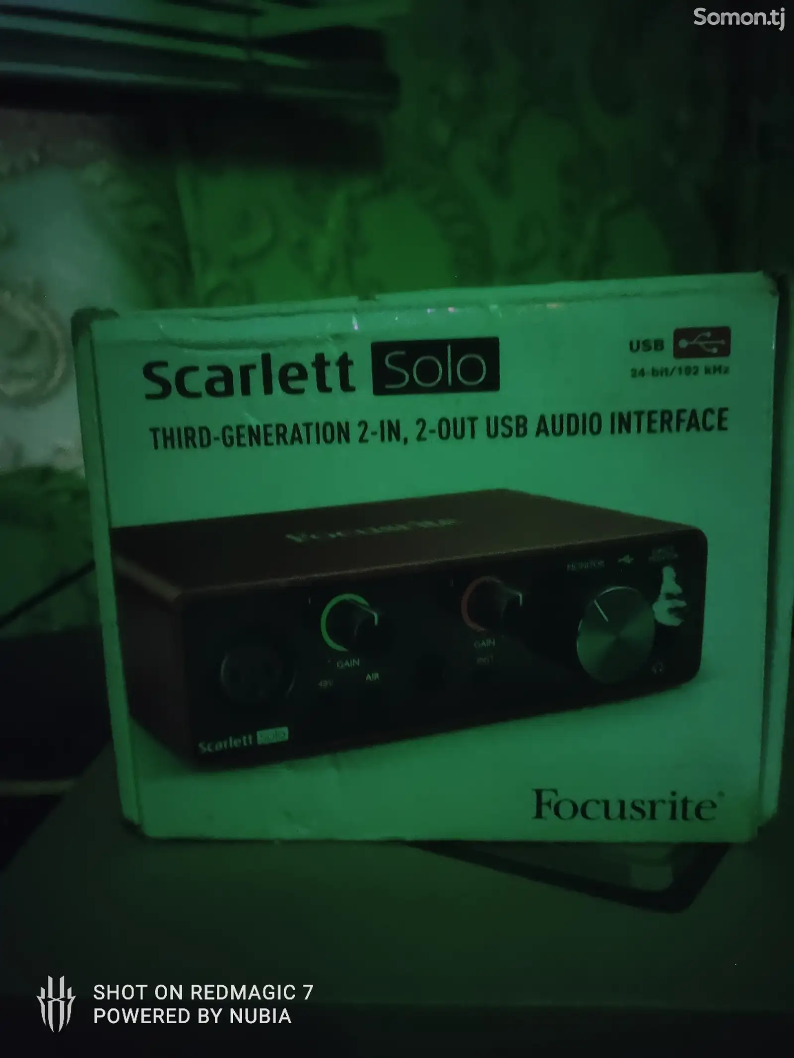 Звуковая карта focusrite scarlett solo-1