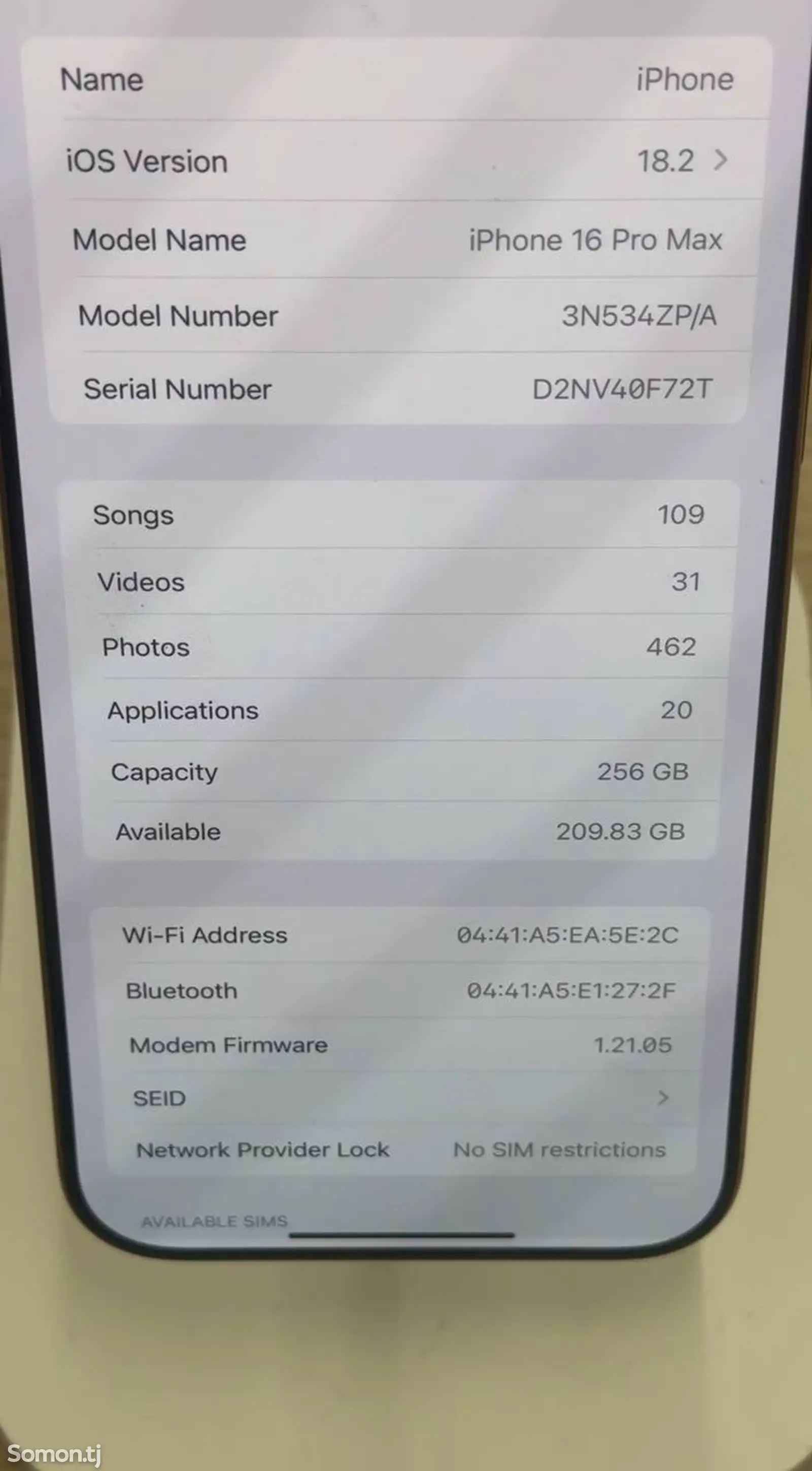 Apple iPhone 16 Pro Max, 256 gb, Desert Titanium на заказ-1