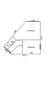 2-комн. квартира, 6 этаж, 43 м², Хитой бозор-16