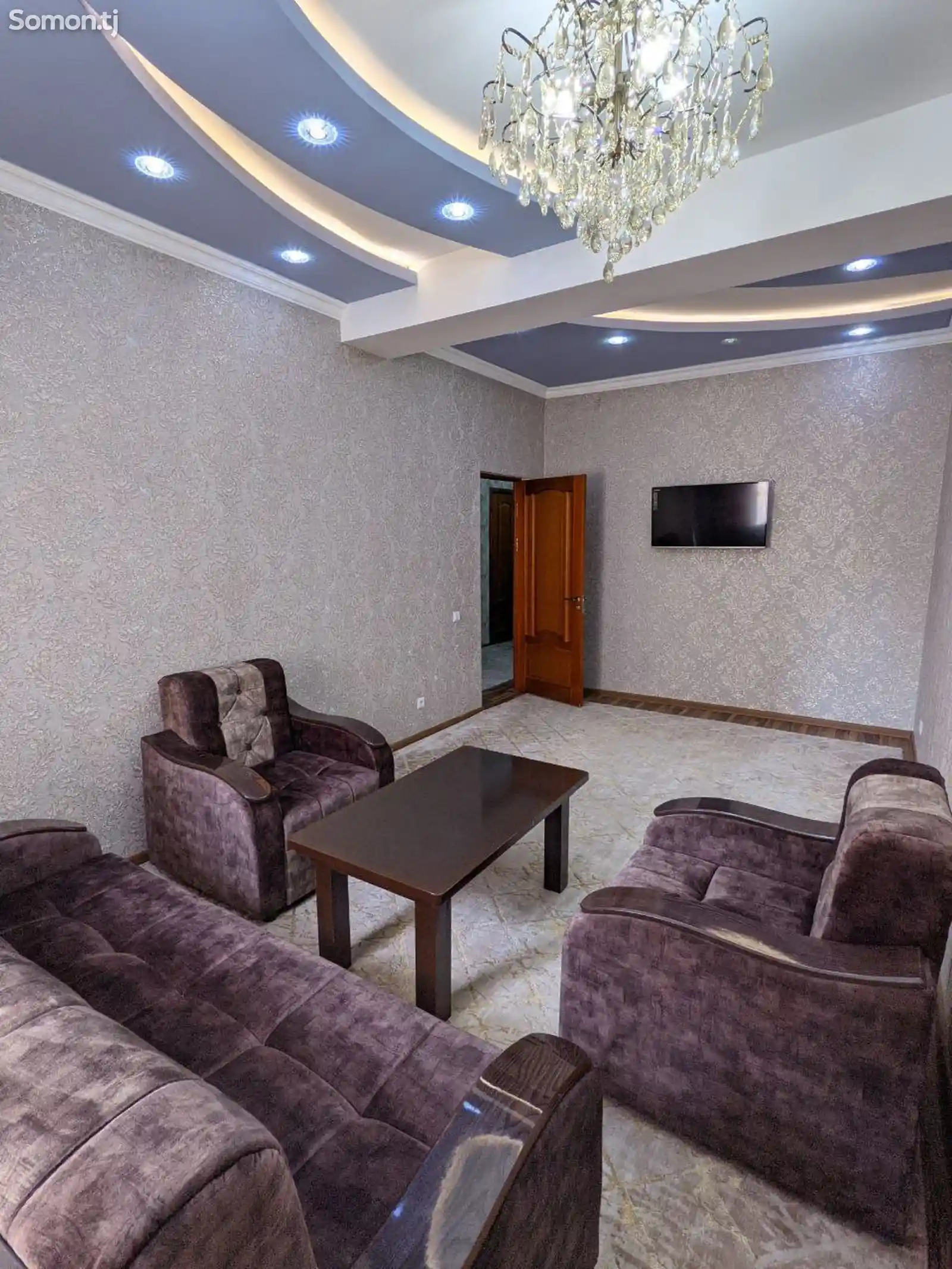 2-комн. квартира, 9 этаж, 80м²,И.Сомони-1