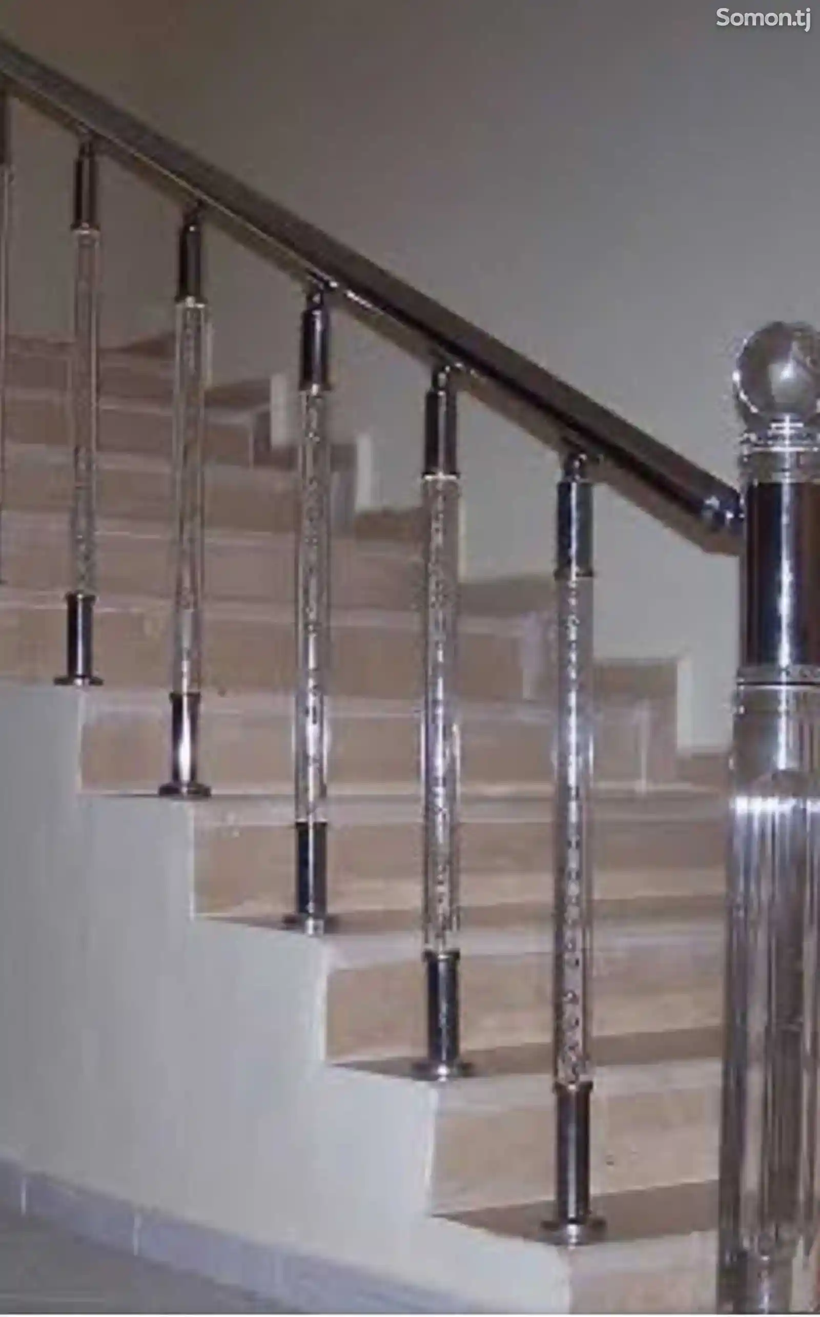 Перила для лестниц из оргстекла алюминия на заказ-2