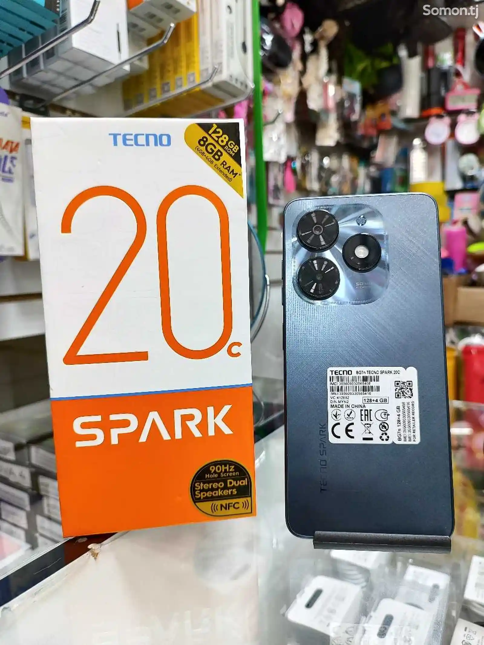 Tecno Spark 20C 8/128Gb black-3