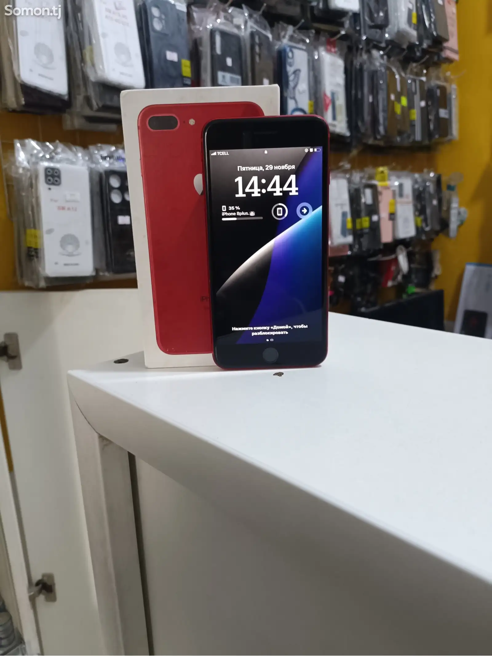 Apple iPhone 8 plus, 64 gb, Product Red-1