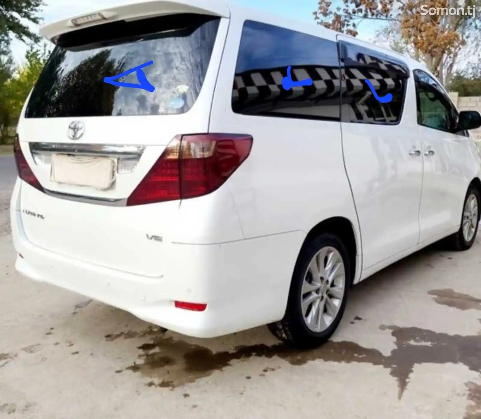 Стекла на Toyota Alphard