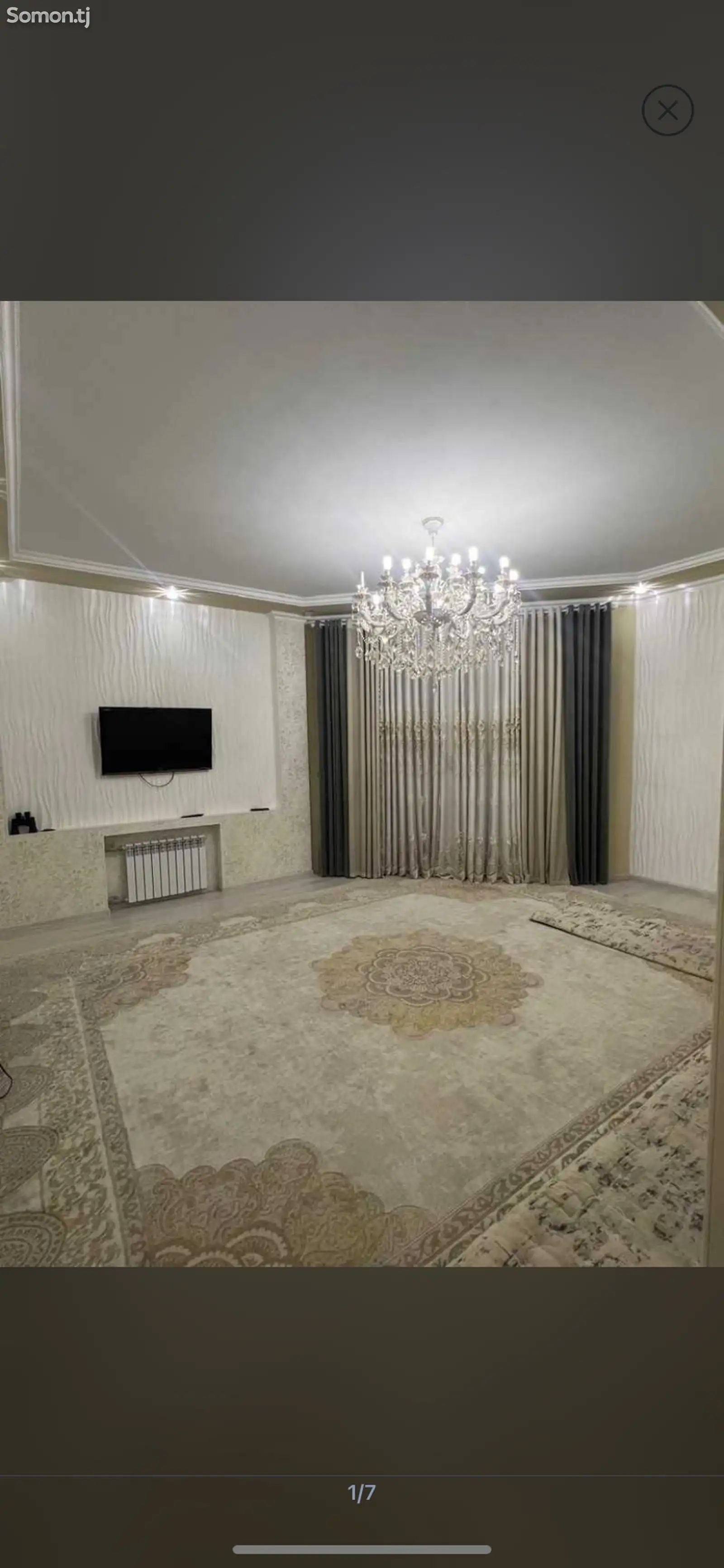 3-комн. квартира, 13 этаж, 85м², И сомони-1