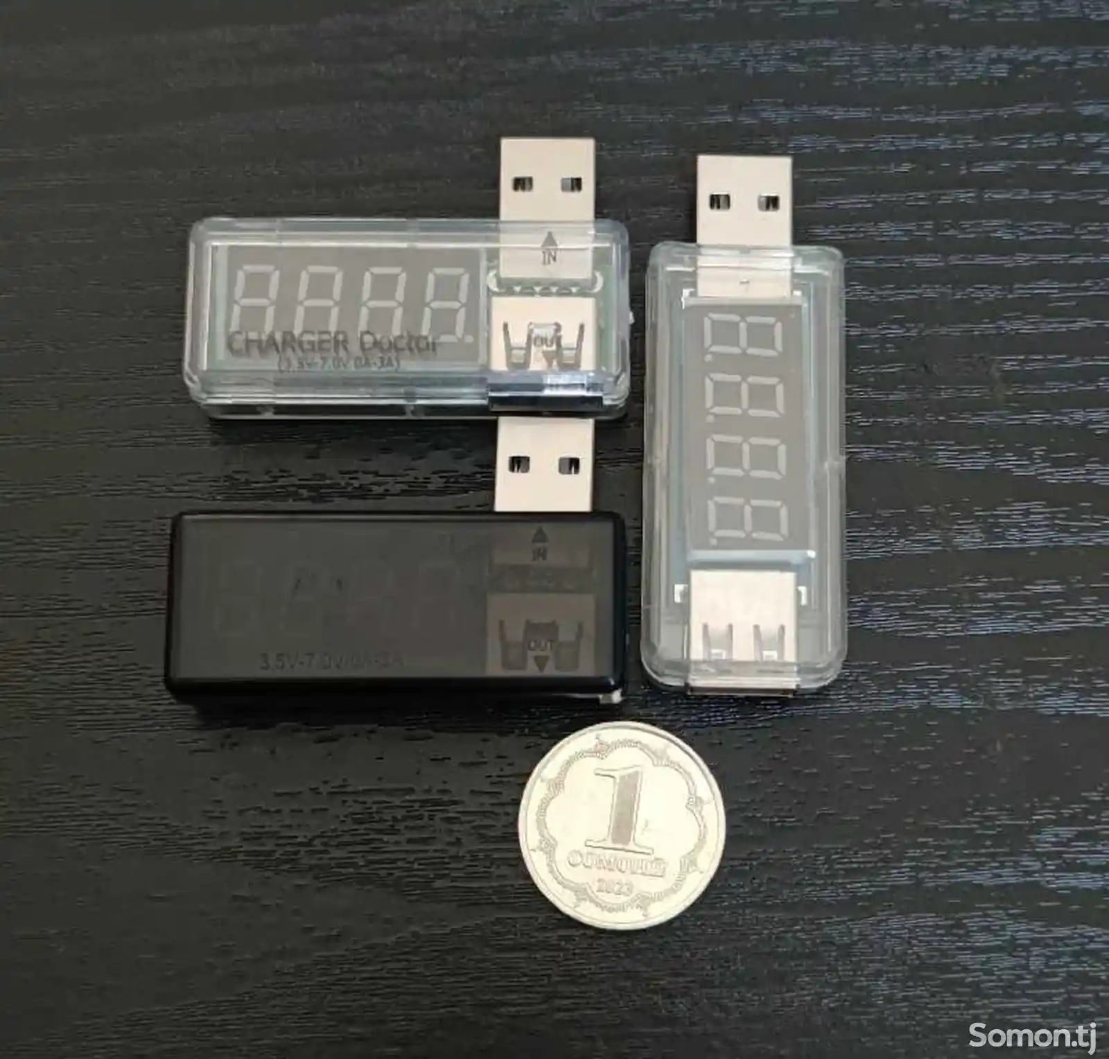 USB тестер 3.5-7V 0-3A