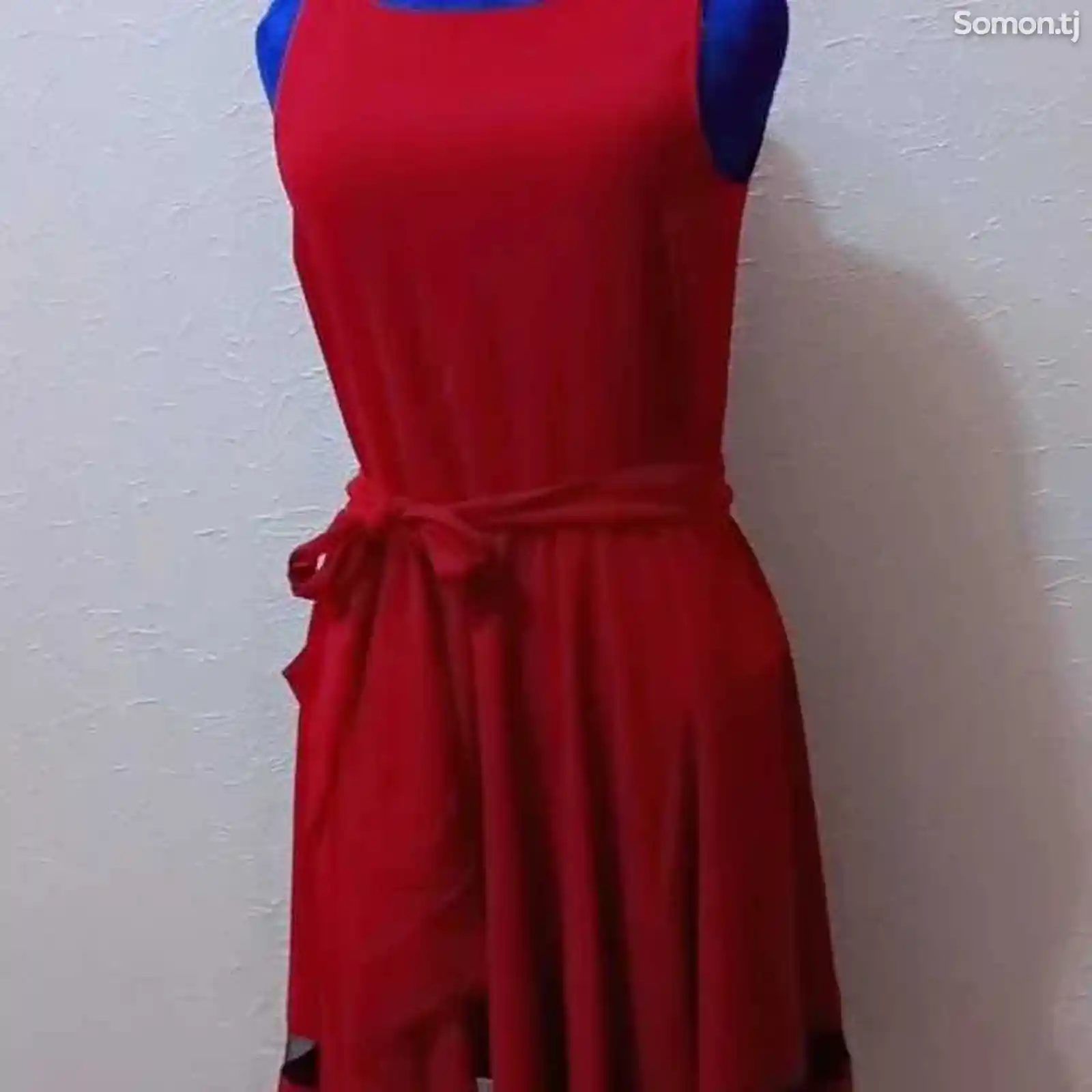 Платье красное-1
