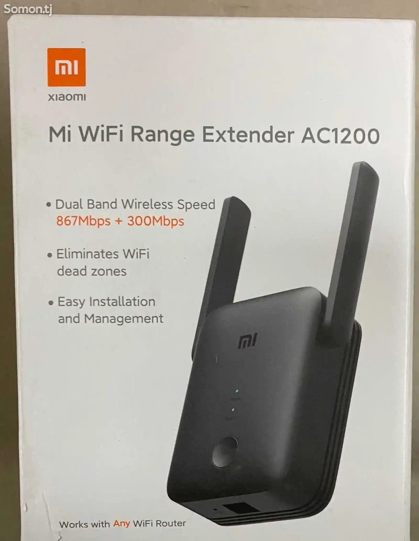 Wi-Fi усилитель Xiaomi Mi WiFi Range Extender AC1200 DVB4270GL-1