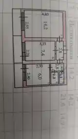 2-комн. квартира, 2 этаж, 36 м², 92 мкр, Напротив Пайкара-5