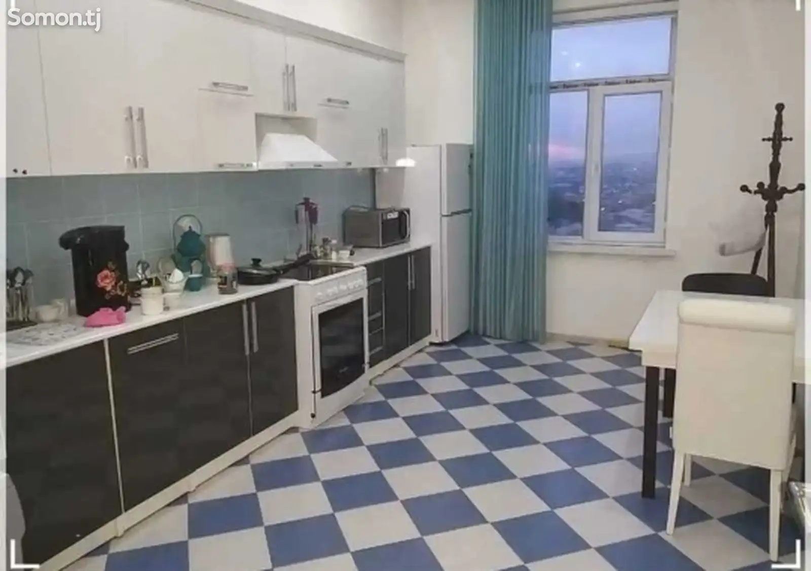 2-комн. квартира, 12 этаж, 85м², Исмоили Сомони-1