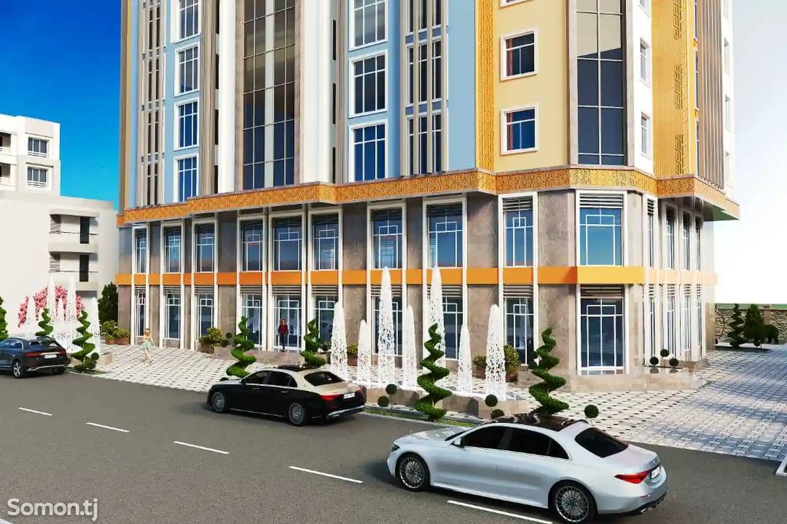 1-комн. квартира, 13 этаж, 58 м², Исмоили Сомони-6