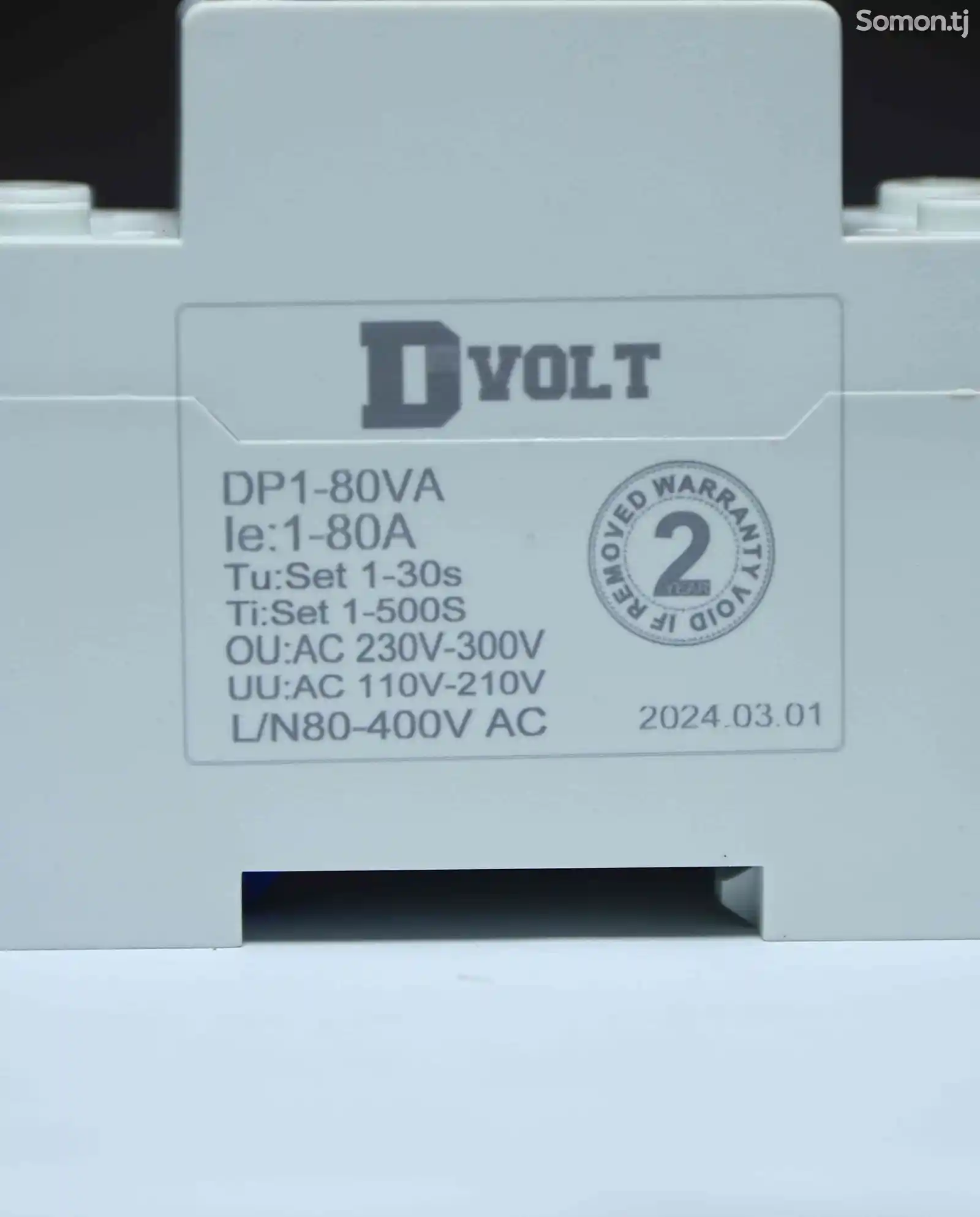 Реле напряжения Dvolt DP1-80VA 80A-4