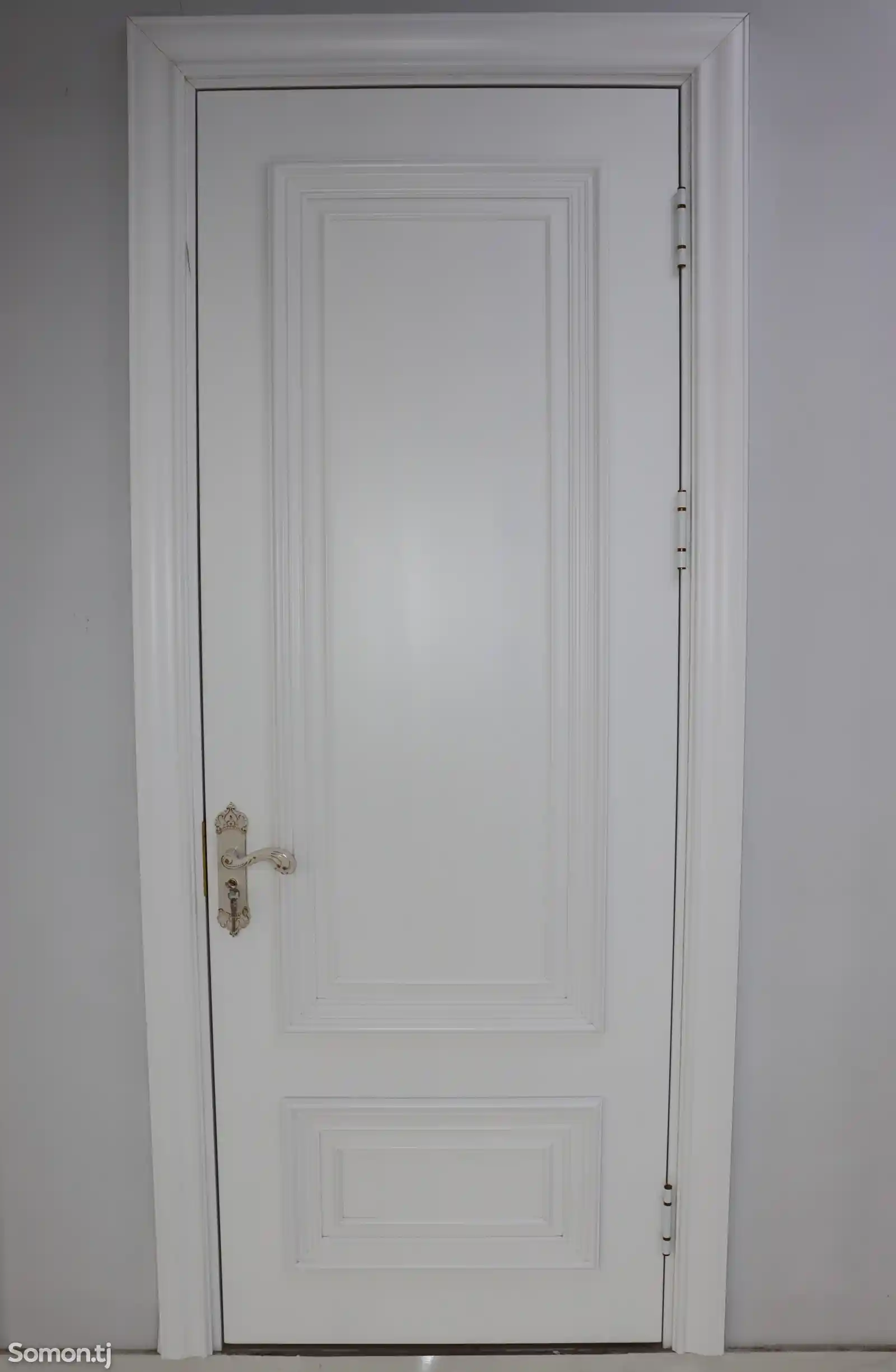 Дверное полотно ПВДГщ Палаццо 2 эмаль белый, 2,2-0,8