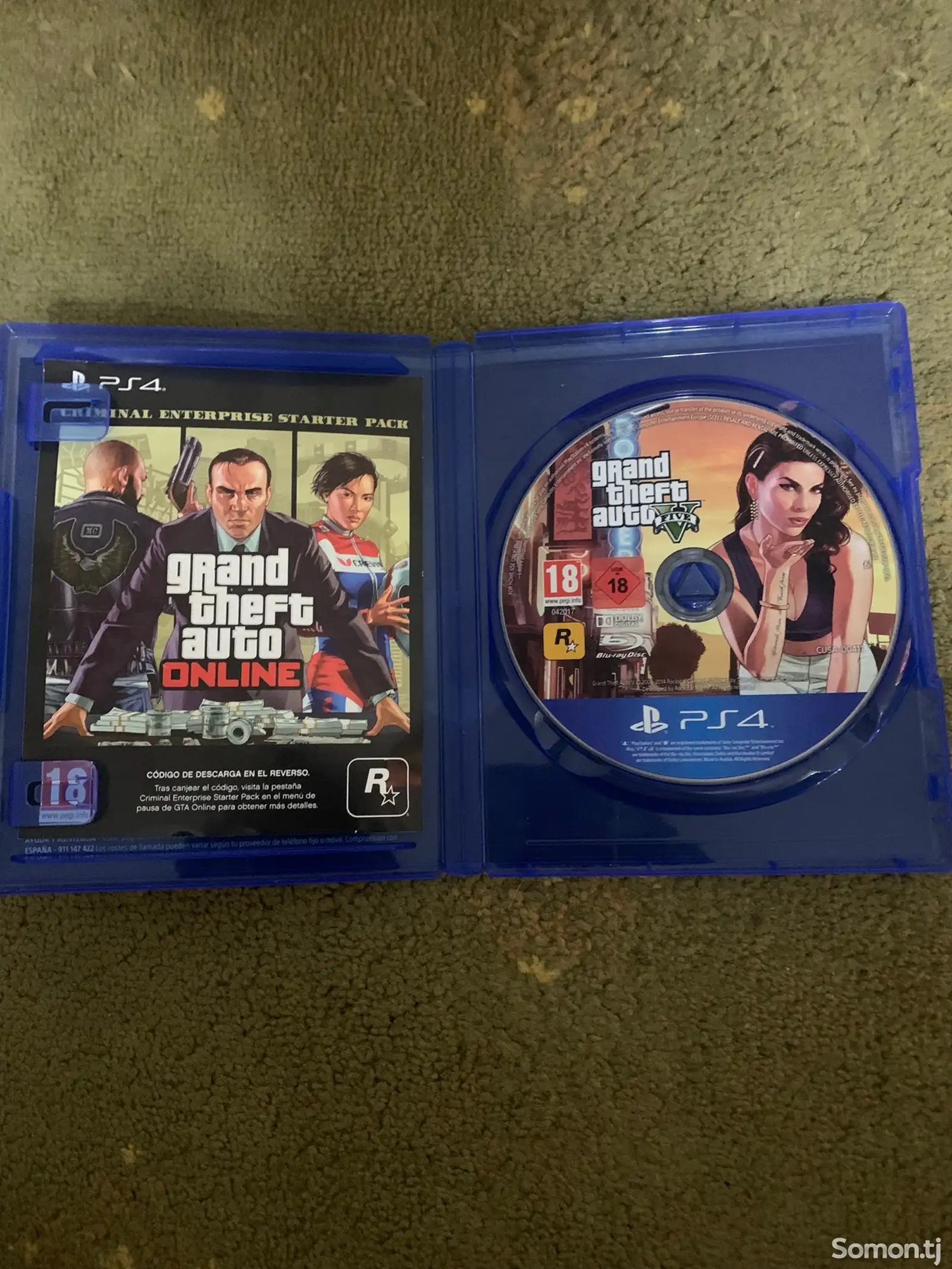 Диск grand theft auto five-1