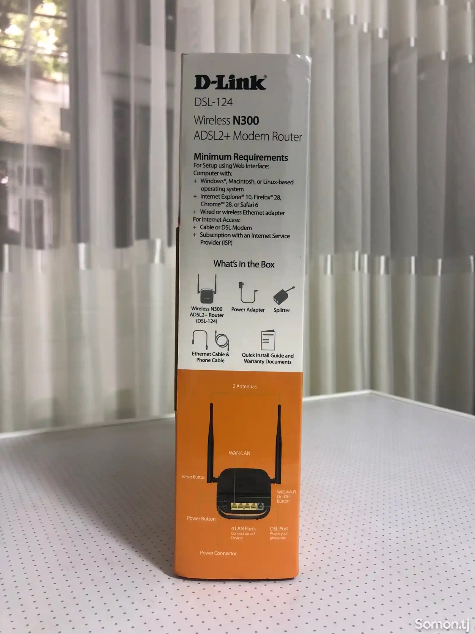 Роутер модем Wi-Fi D-Link DSL-124-8