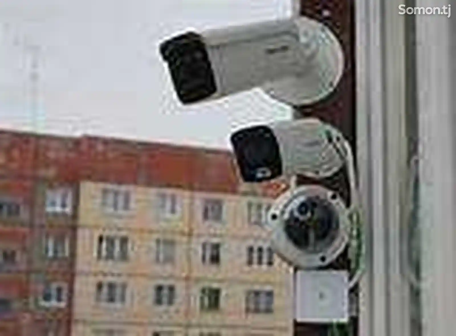 Установка камер видеонаблюдения-3