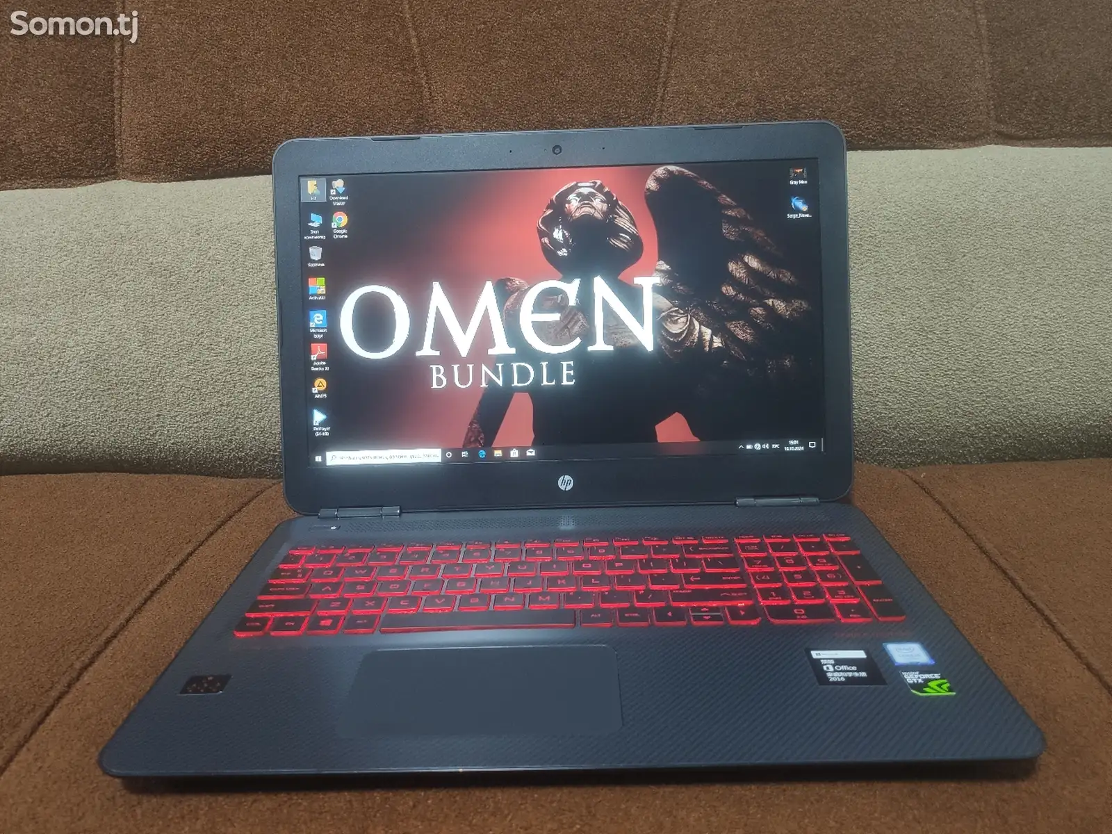 Ноутбук HP Omen core i5-7Gen Gtx1050 2Gb 128/1Tb Hdd Fhd-6