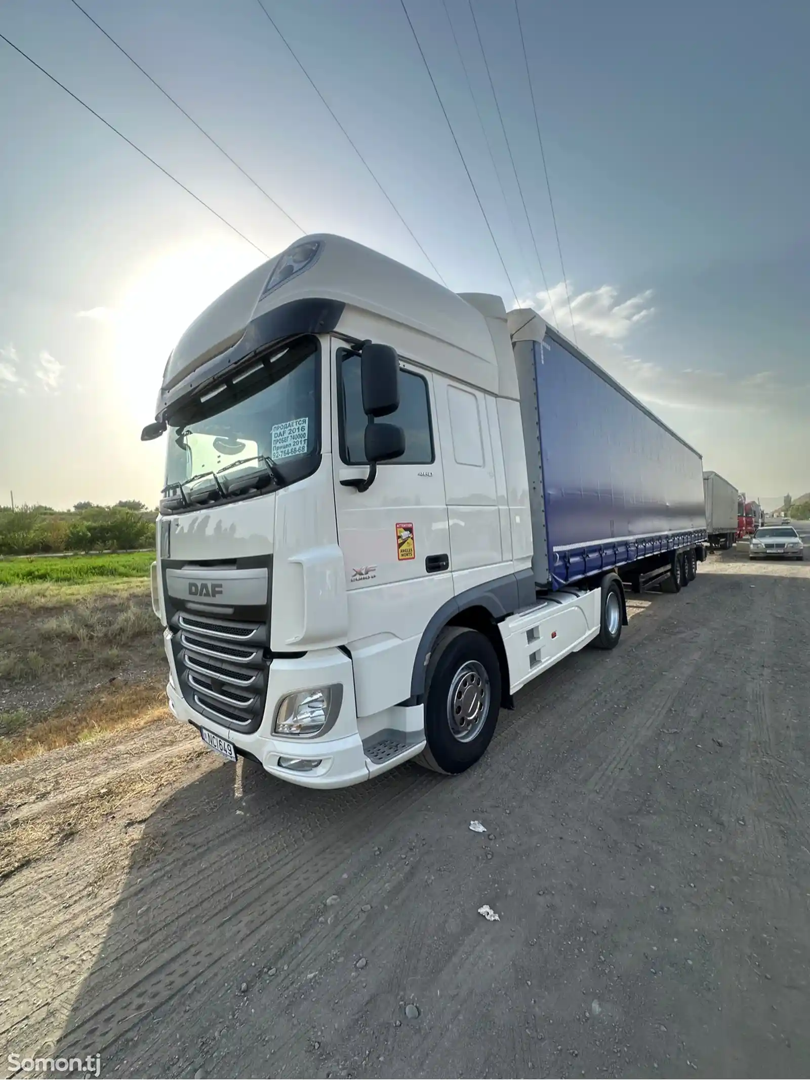 Бортовой грузовик Daf XF 106 460, 2016-8