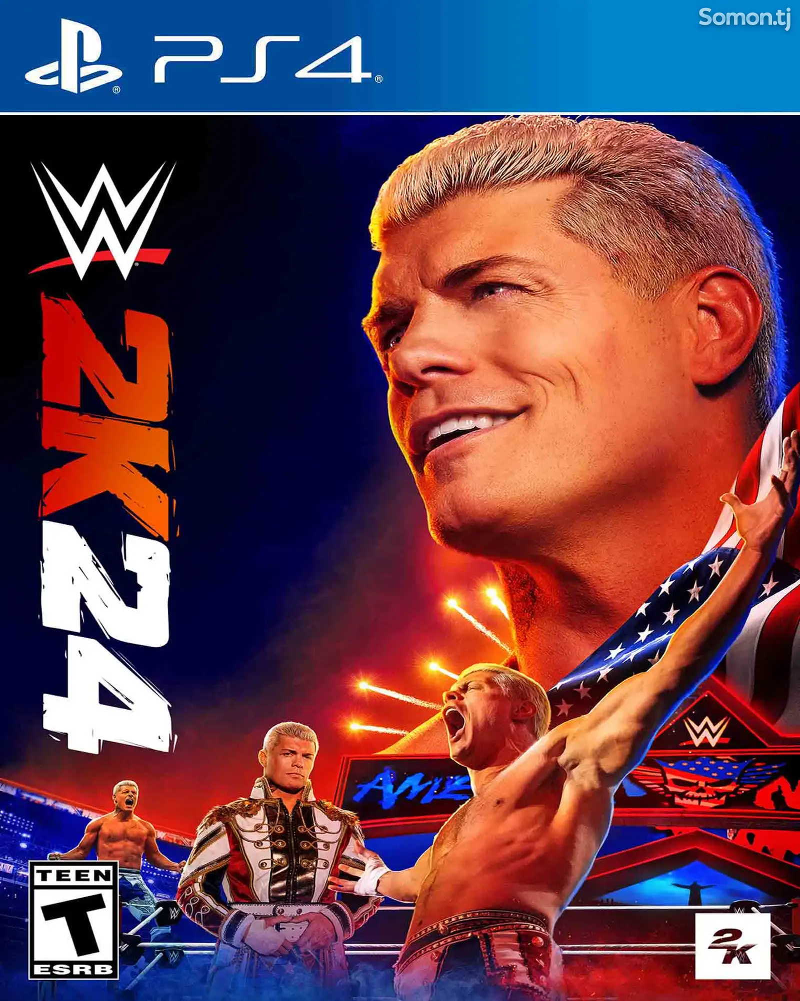 Игра Wwe2k24 для PS-4 / 5.05 / 6.72 / 7.02 / 7.55 / 9.00 / 11.00 /-1