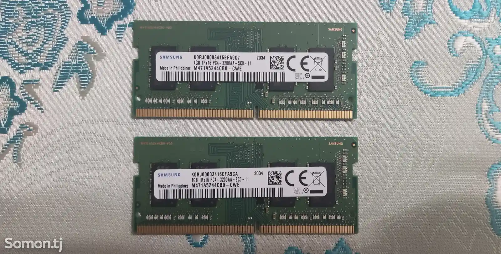 Оперативная память 8Gb 2x4Gb для ноутбука DDR4 3200 МГц-2