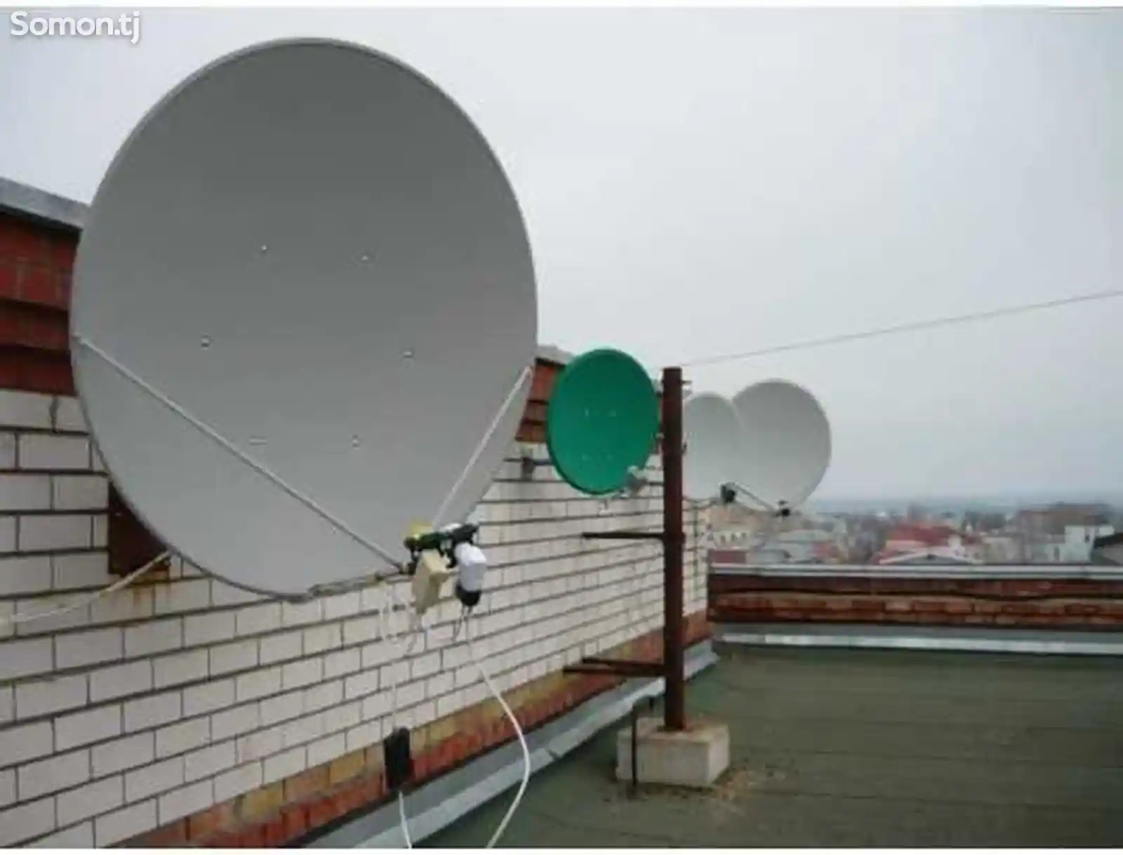 Услуги по установке спутниковых антенн и прошифки баз-13