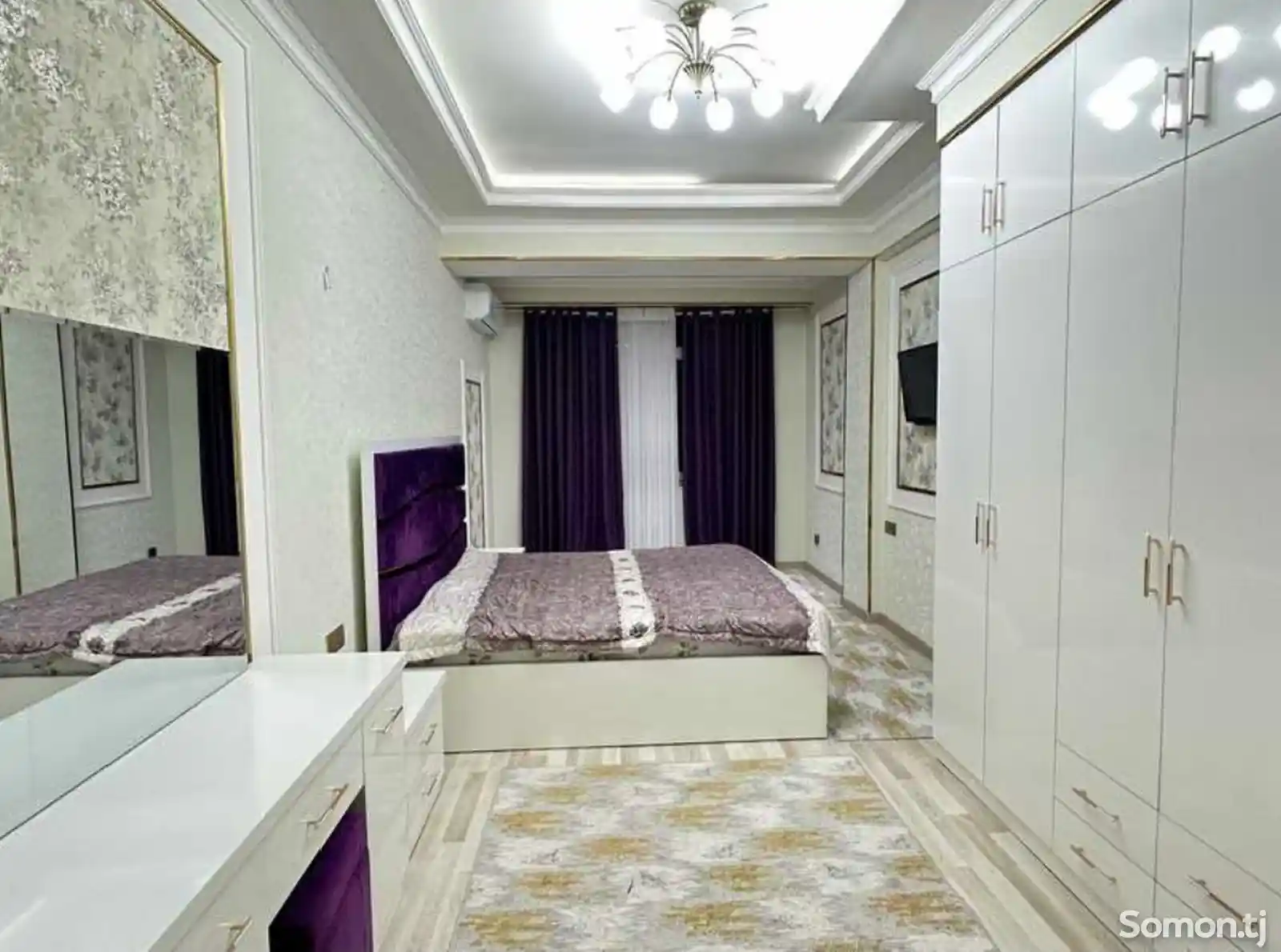 2-комн. квартира, 6 этаж, 90м², Исмоили Сомони-4