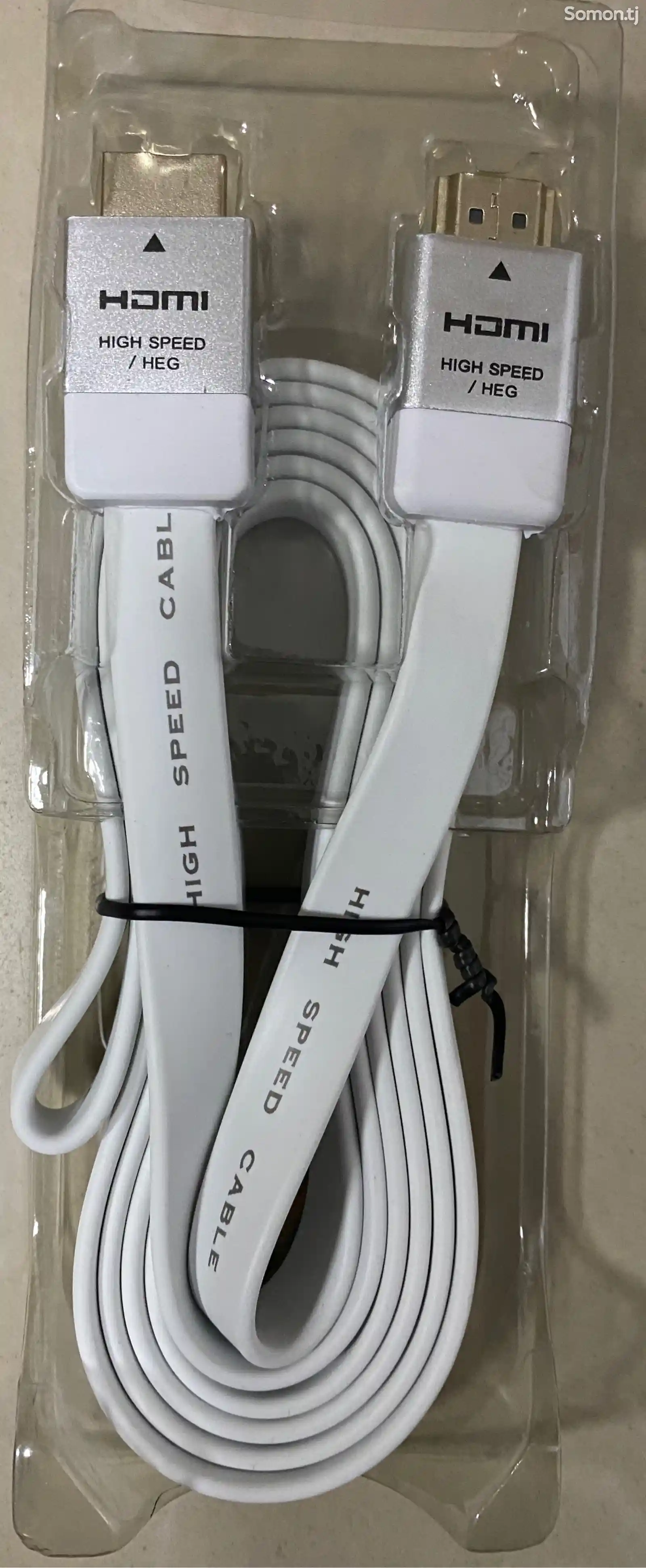 HDMI 2м белый кабель-2