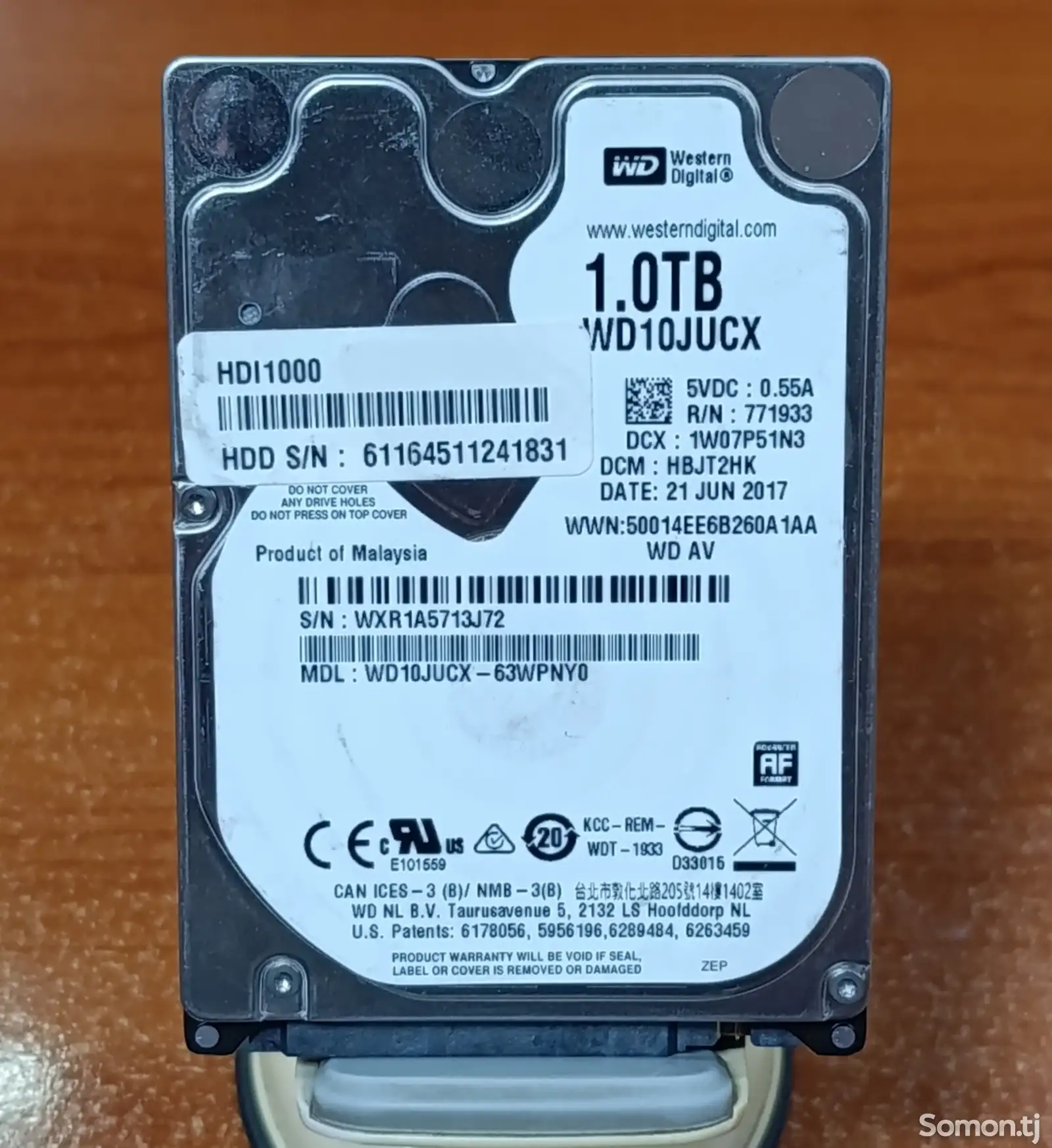 Жесткий диск для ноутбука SATA 6Gb/s