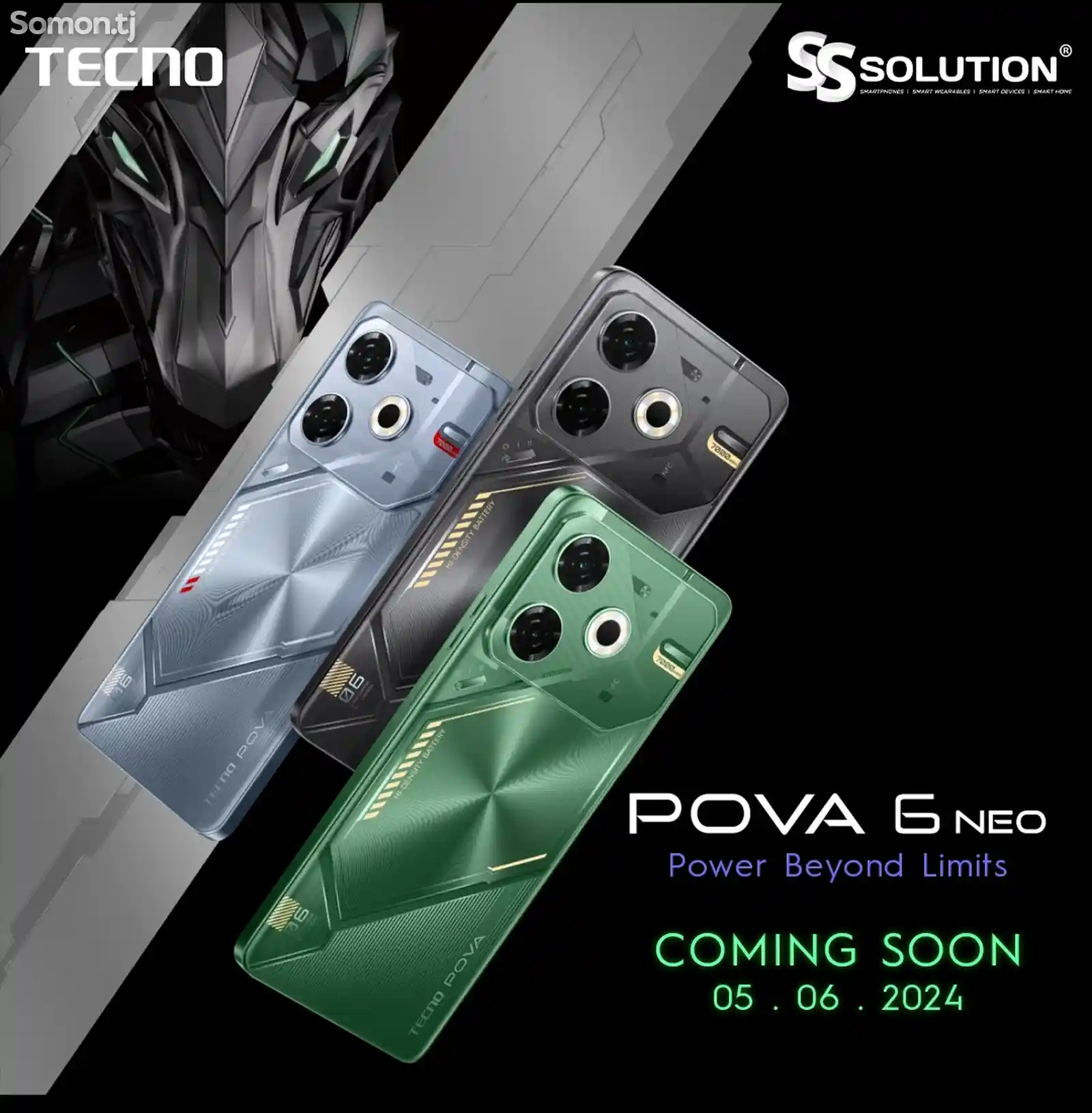 Tecno Pova Neo 6 8+8/256Gb Global Version 7000mAh-1